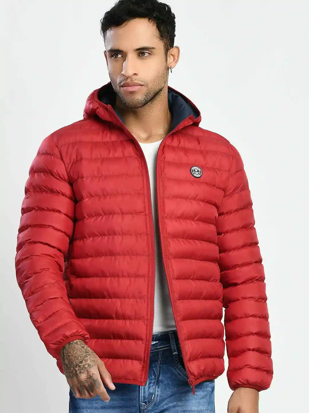 Puffer Jacket Gas Jackets India SQUIREHOOD Hooded Puffer Jacket