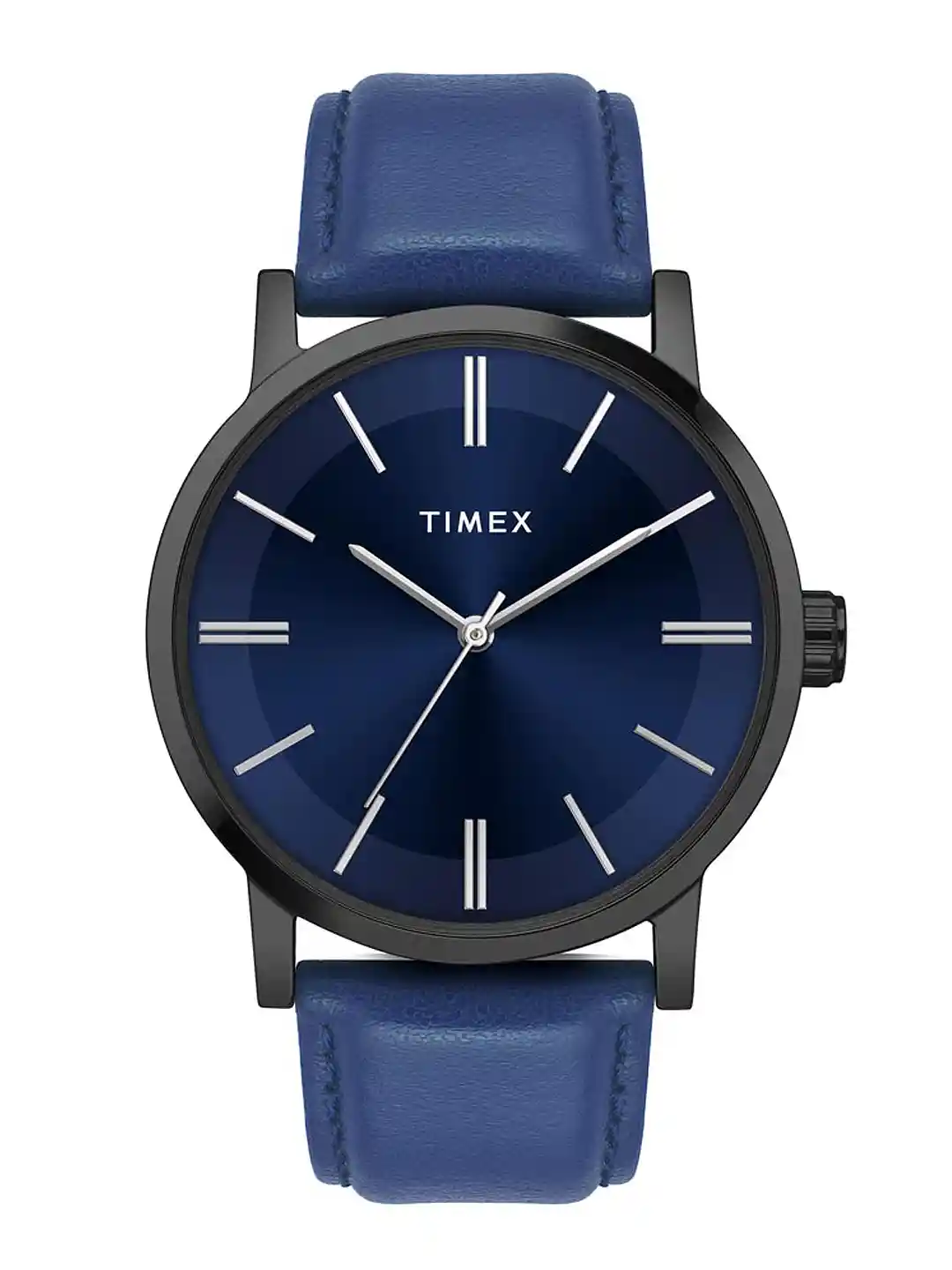 Timex Men Brass Dial Leather Straps Analogue Watch TWHG35SMU03