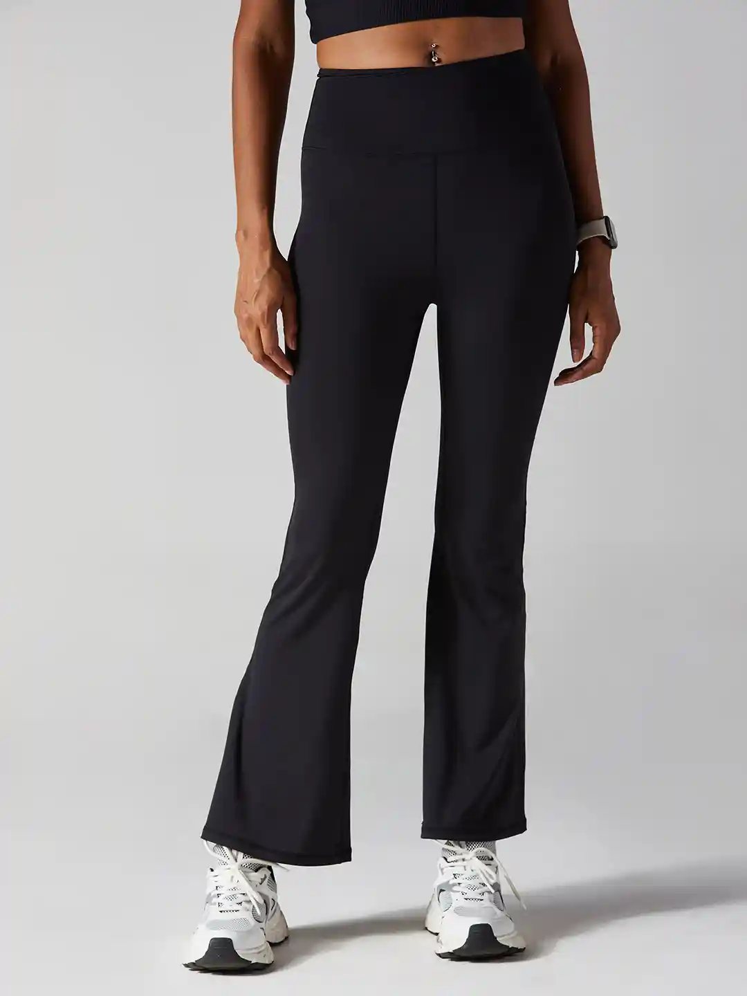 Buy Cava Black All-In Bootcut Leggings Tights for Women 27043626