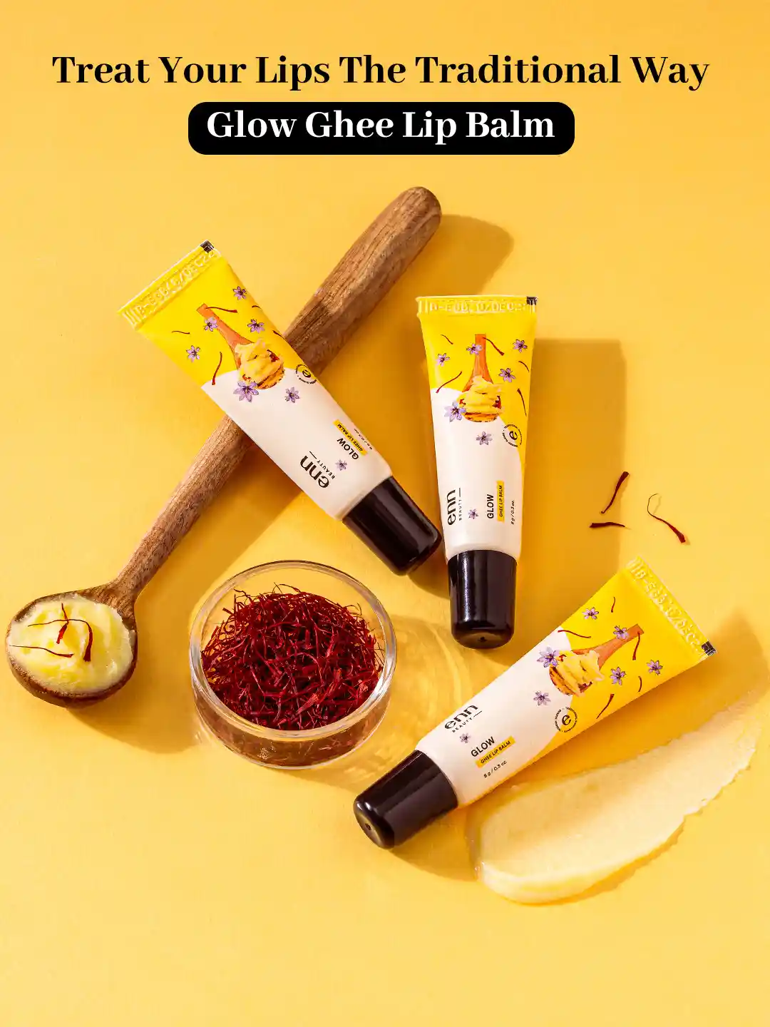 Buy ENN Ghee-Infused Lip Balm with Vitamin-E Honey for Dark, Dry