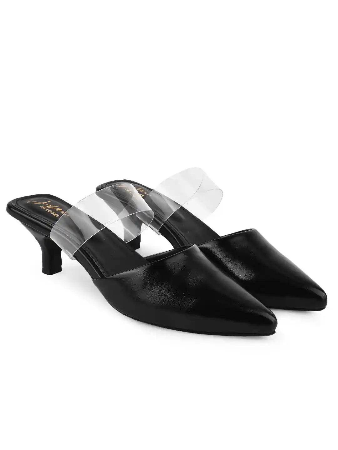 Buy JM Looks Pointed Toe Kitten Mary Janes Heels for Women