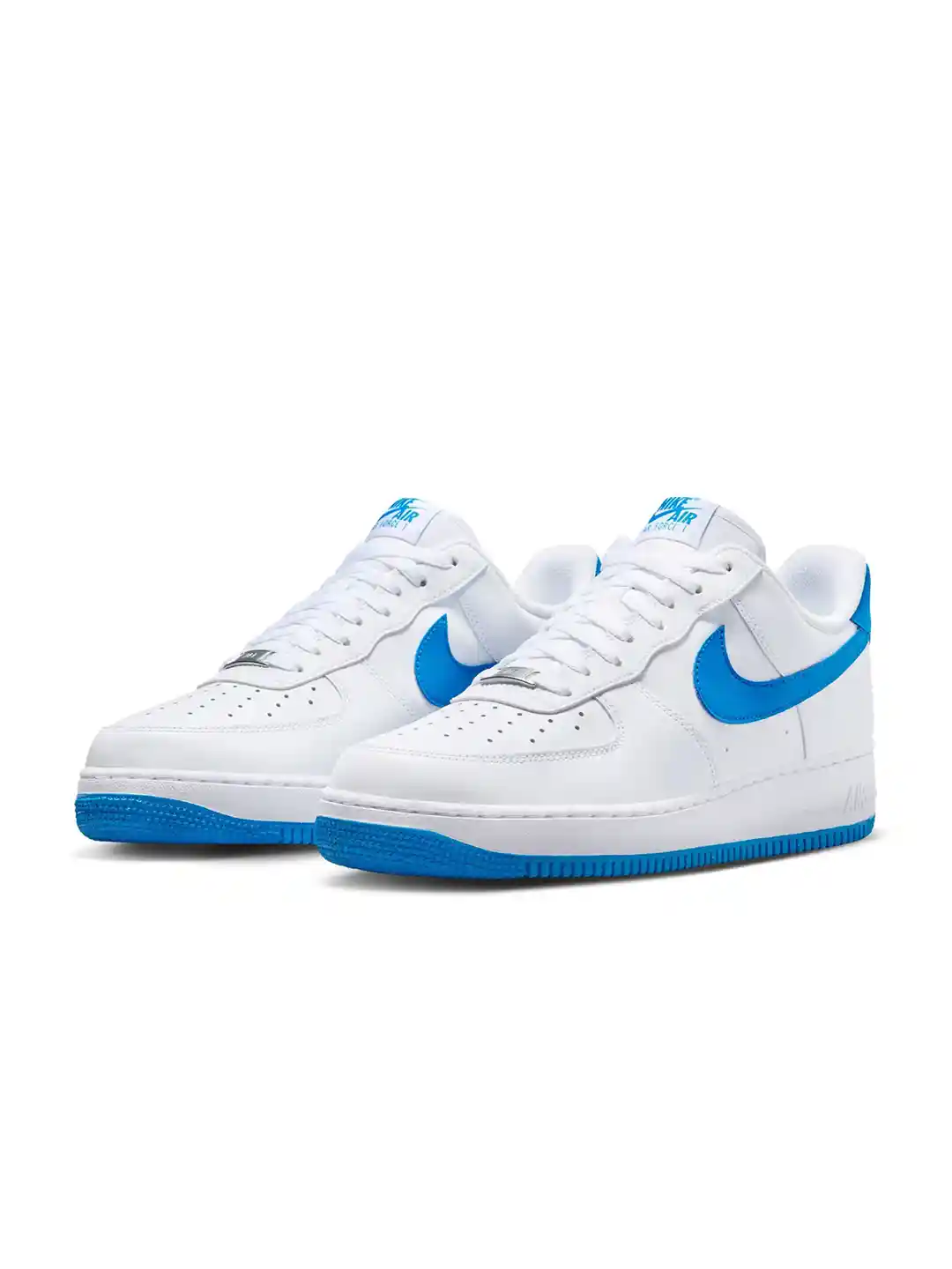 Air Force University Blue Mens Nike Air Force 07 WhiteUniversity