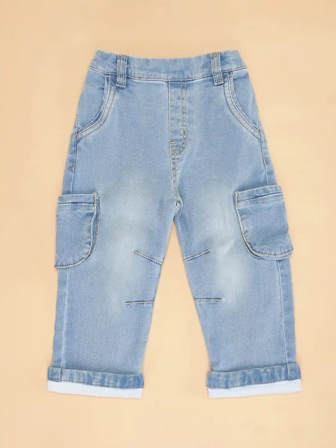 Buy Pantaloons Baby Boys Clean Look Heavy Fade Stretchable Jeans