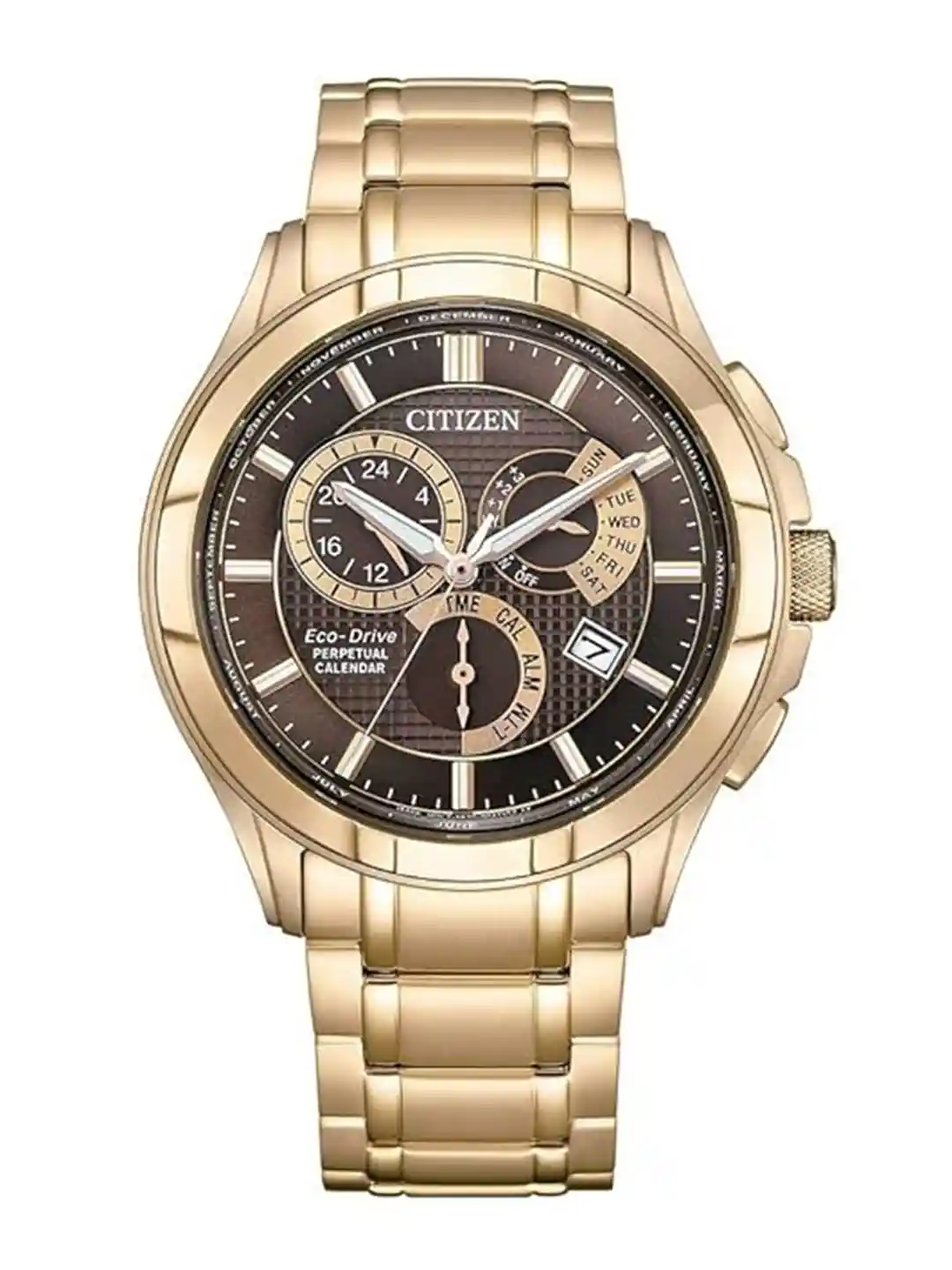 Buy Citizen Men Printed Stainless Steel Bracelet Style Straps