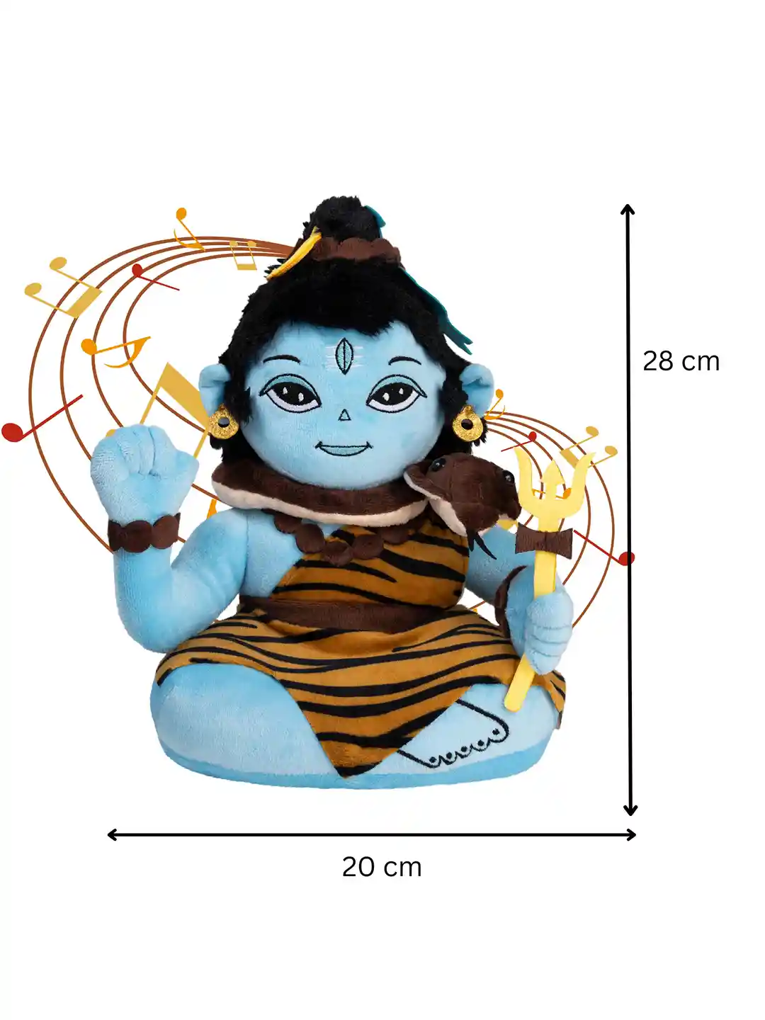 Buy Panda's Box Kids Mantra Chanting Baby Shiva Musical Soft Plush