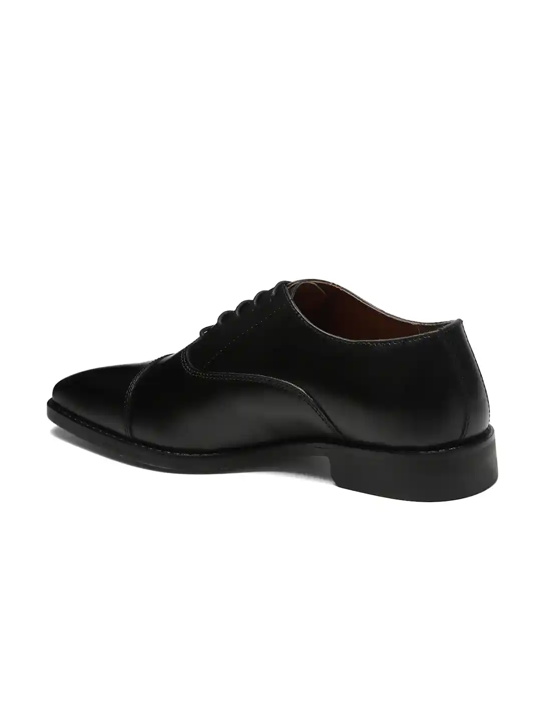 Fancy Leather Shoes LOUIS STITCH Men Jet Black Premium Italian