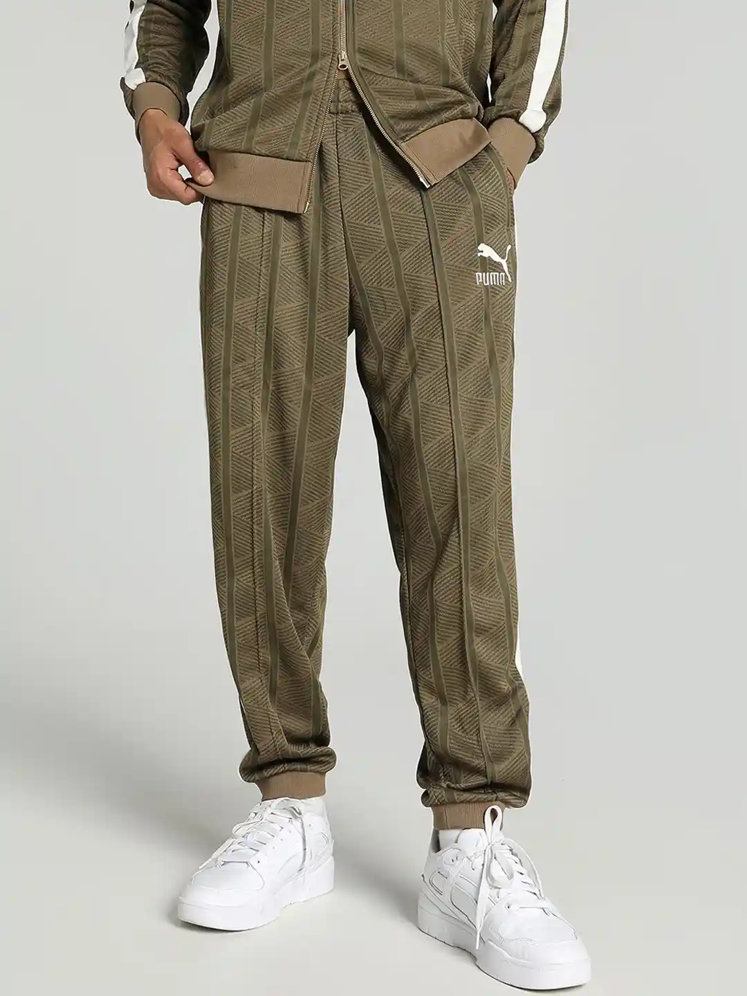 Buy Puma The NeverWorn II T7 Men Self-Design Oversized Fit Mid - Main Image