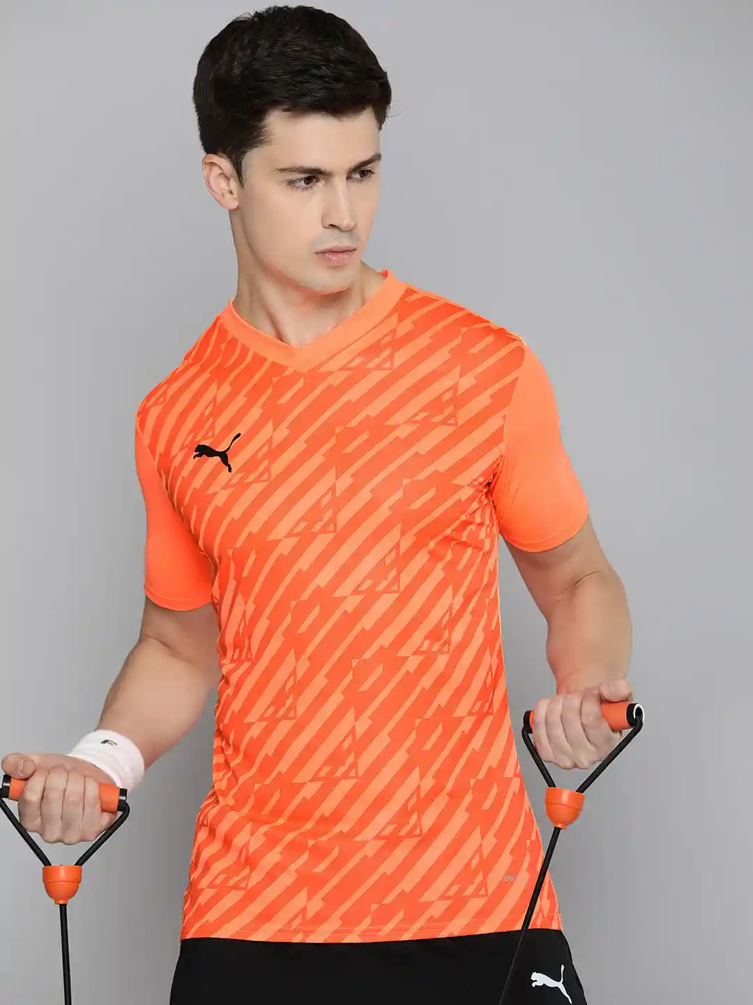 Ajio Puma Dri Fit T Shirts Football Jersey Ajio Puma V Neck T