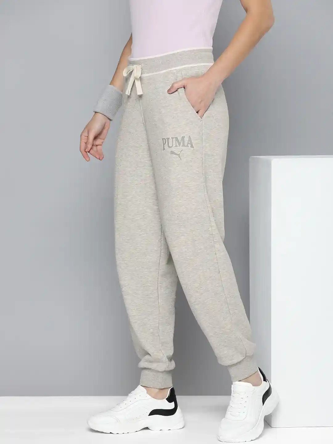 Buy PUMA Women Squad Straight Fit Mid Rise Outdoor Joggers Track