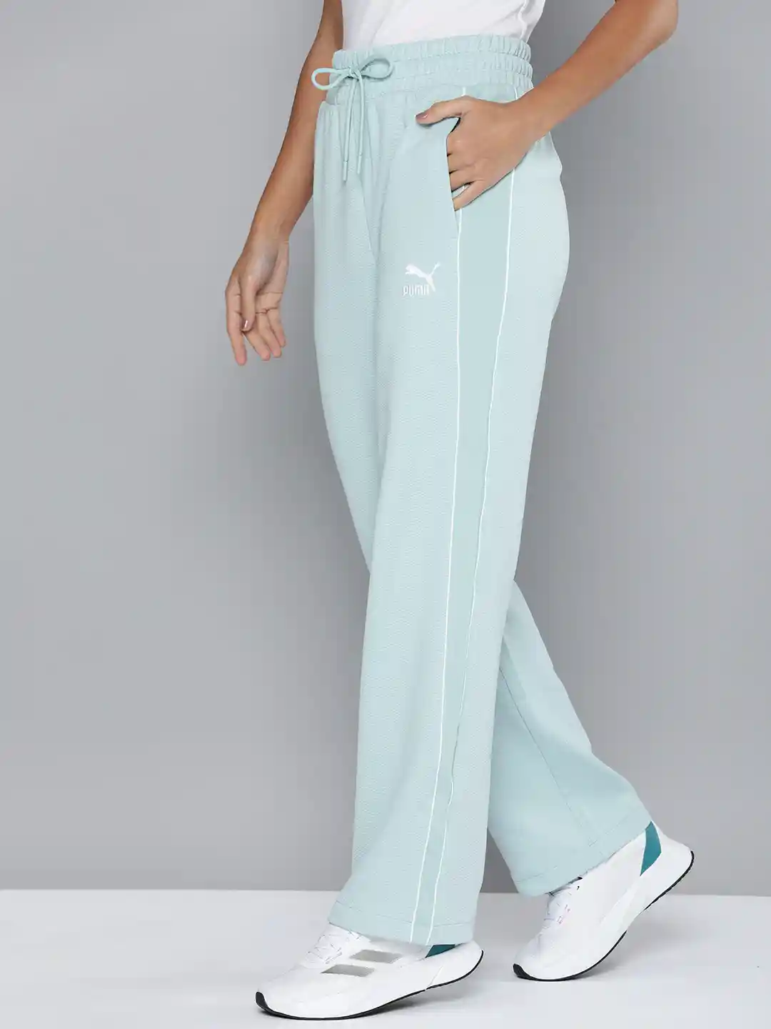 Puma T7 Womens Track Pants And Jackets Buy Puma T7 Women High Rise Straight  Comfort Fit