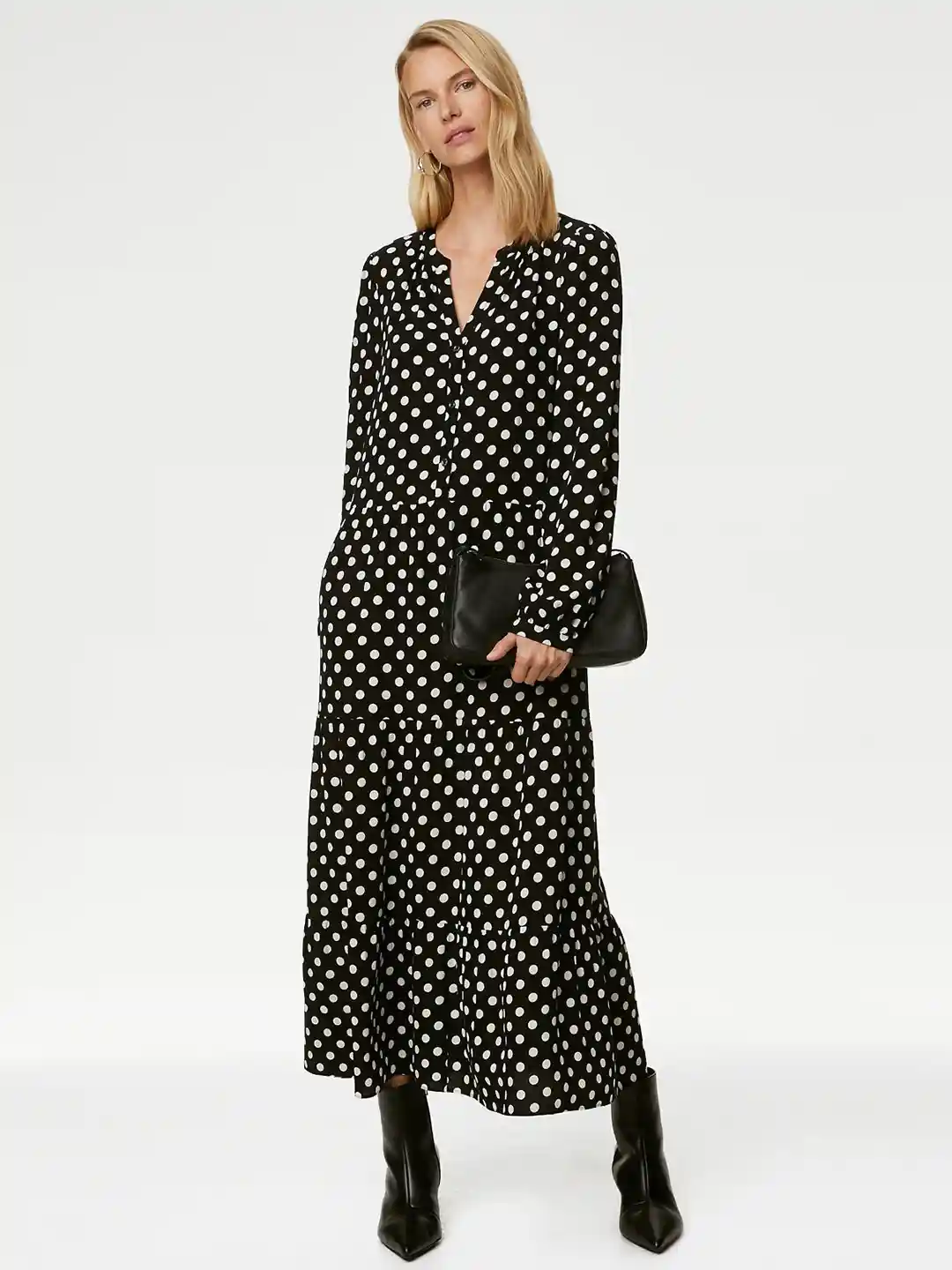 Wrap Dress Marks And Spencer Black Dresses With Sleeves Marks