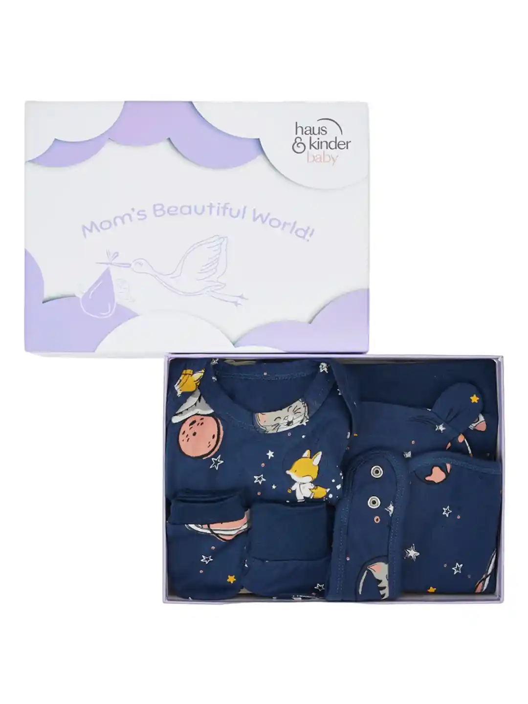 Buy haus kinder Infants Pieces Pure Cotton Baby Apparel Gift