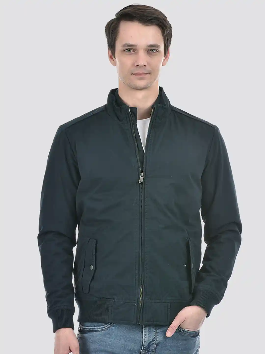 Buy Numero Uno Mock Collar Long Sleeves Pure Cotton Lightweight