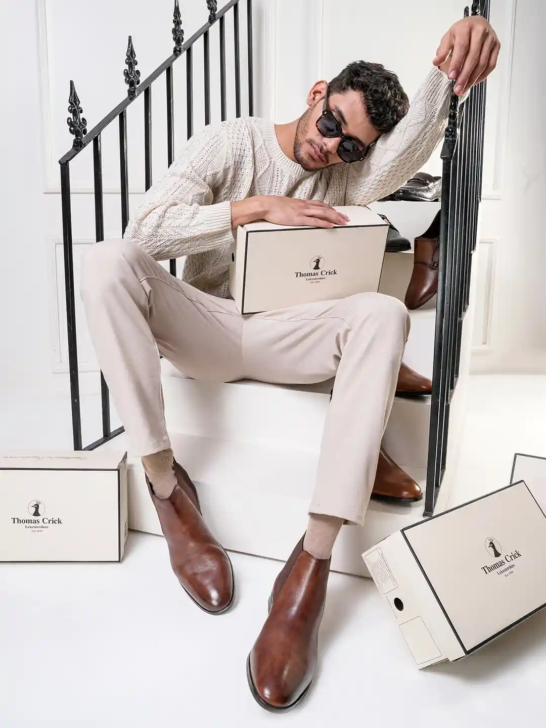 Red Chief Boot Cut Shoes Price THOMAS CRICK Men Leather Chelsea Boots