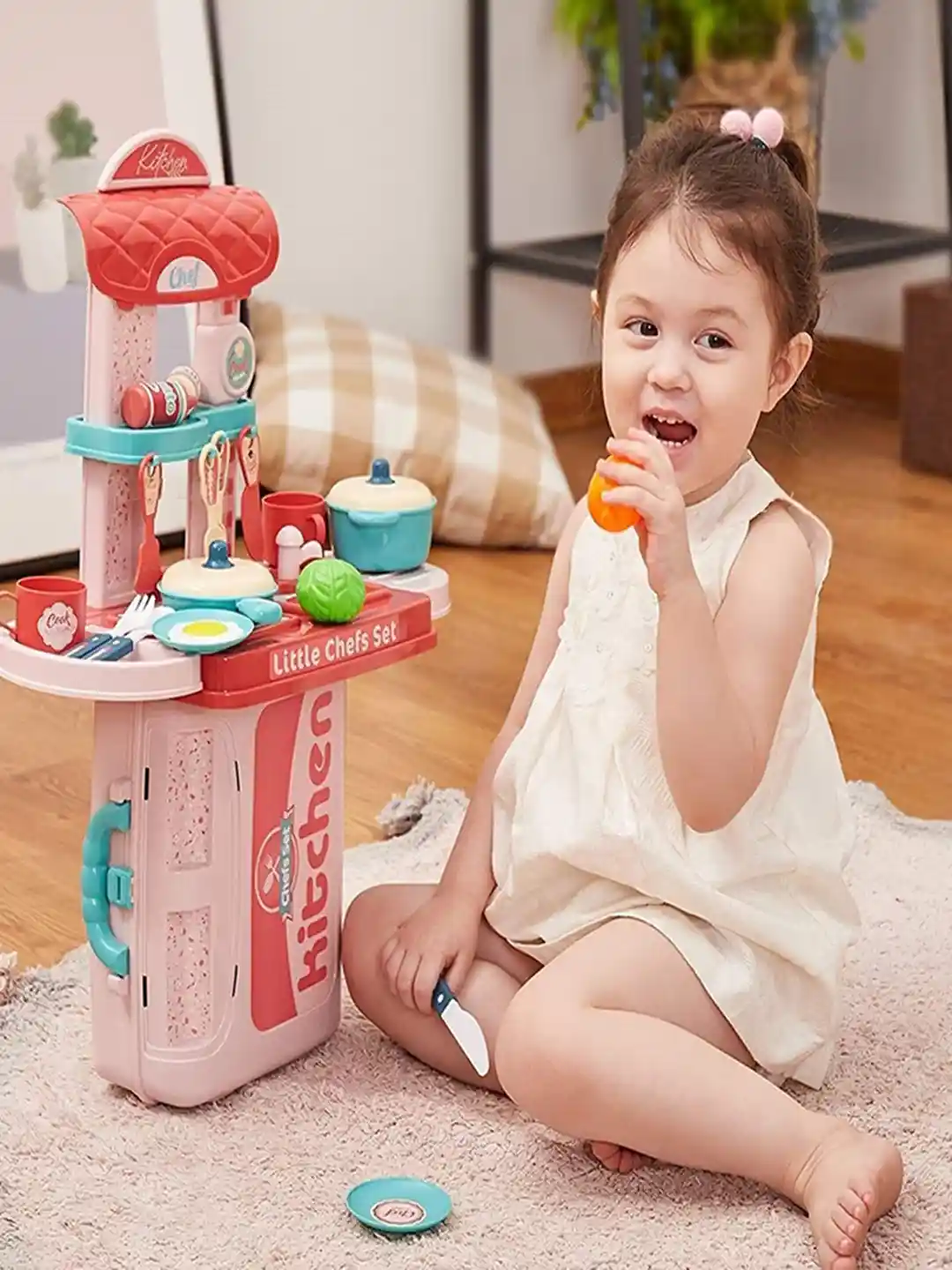 Buy ADKD Kids 30 Pcs in Portable Little Chef Kitchen Play Set