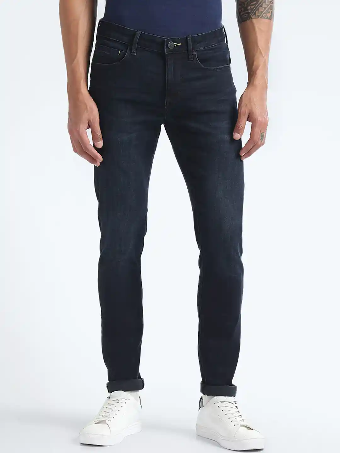 Buy Flying Machine Men Jackson Mid-Rise Super Skinny Fit Light