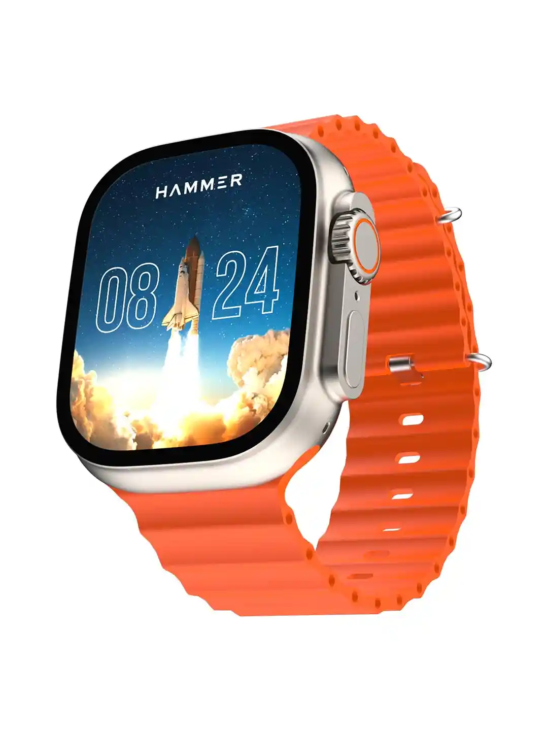 HAMMER Orange Active Ultra inch Always on Display Bluetooth  Calling Smart Watch