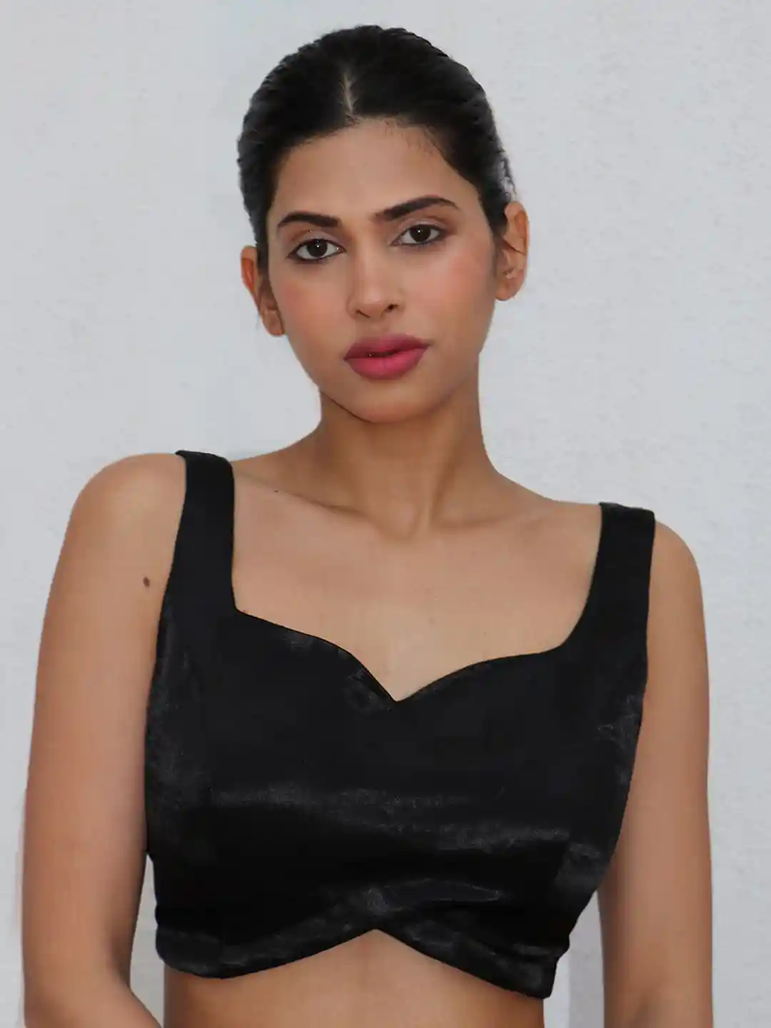 Buy Chidiyaa Sweetheart Neck Sleeveless Saree Blouse Saree