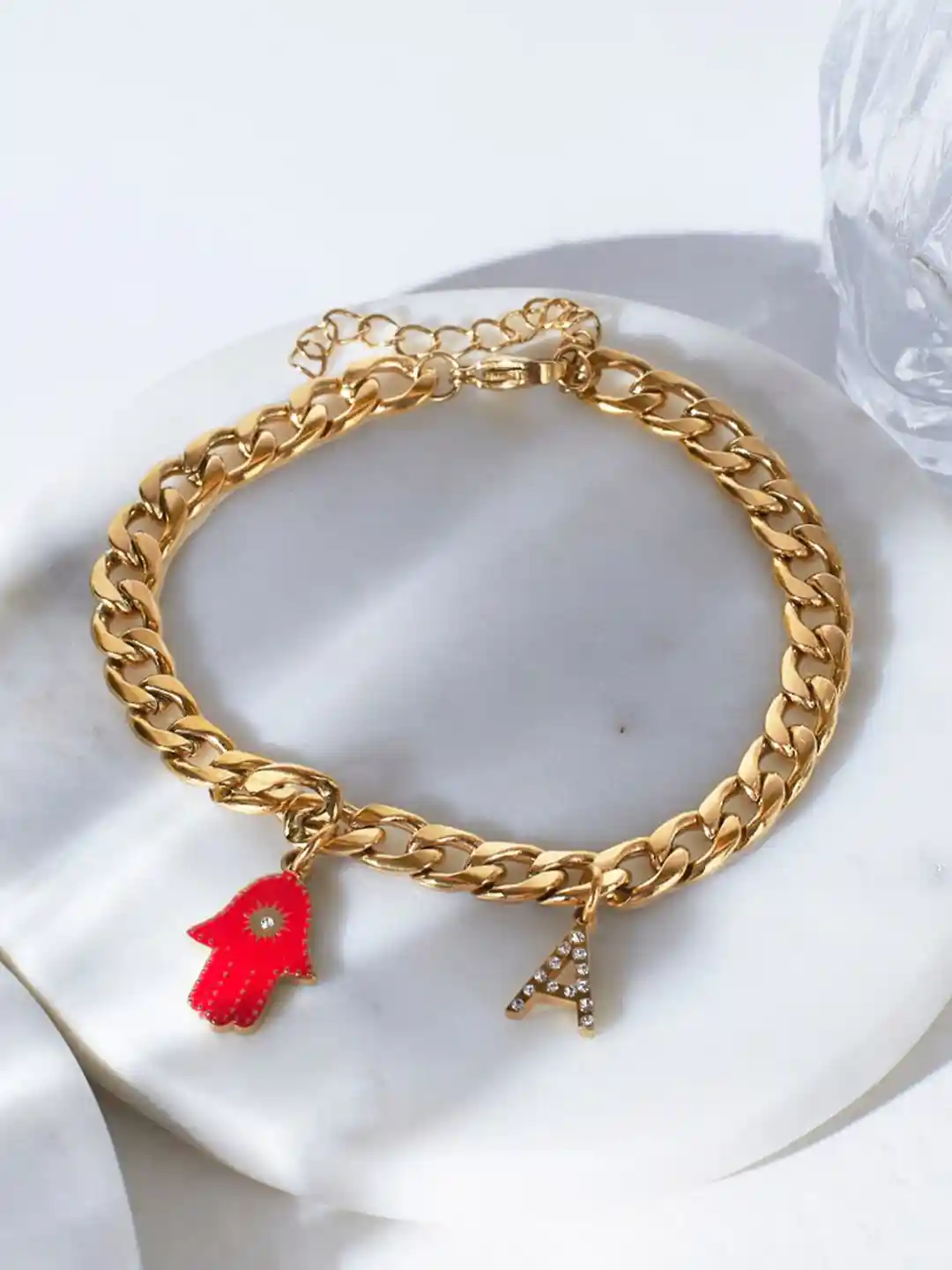 Buy SALTY Gold-Plated Charm Bracelet Bracelet for Women 27288620