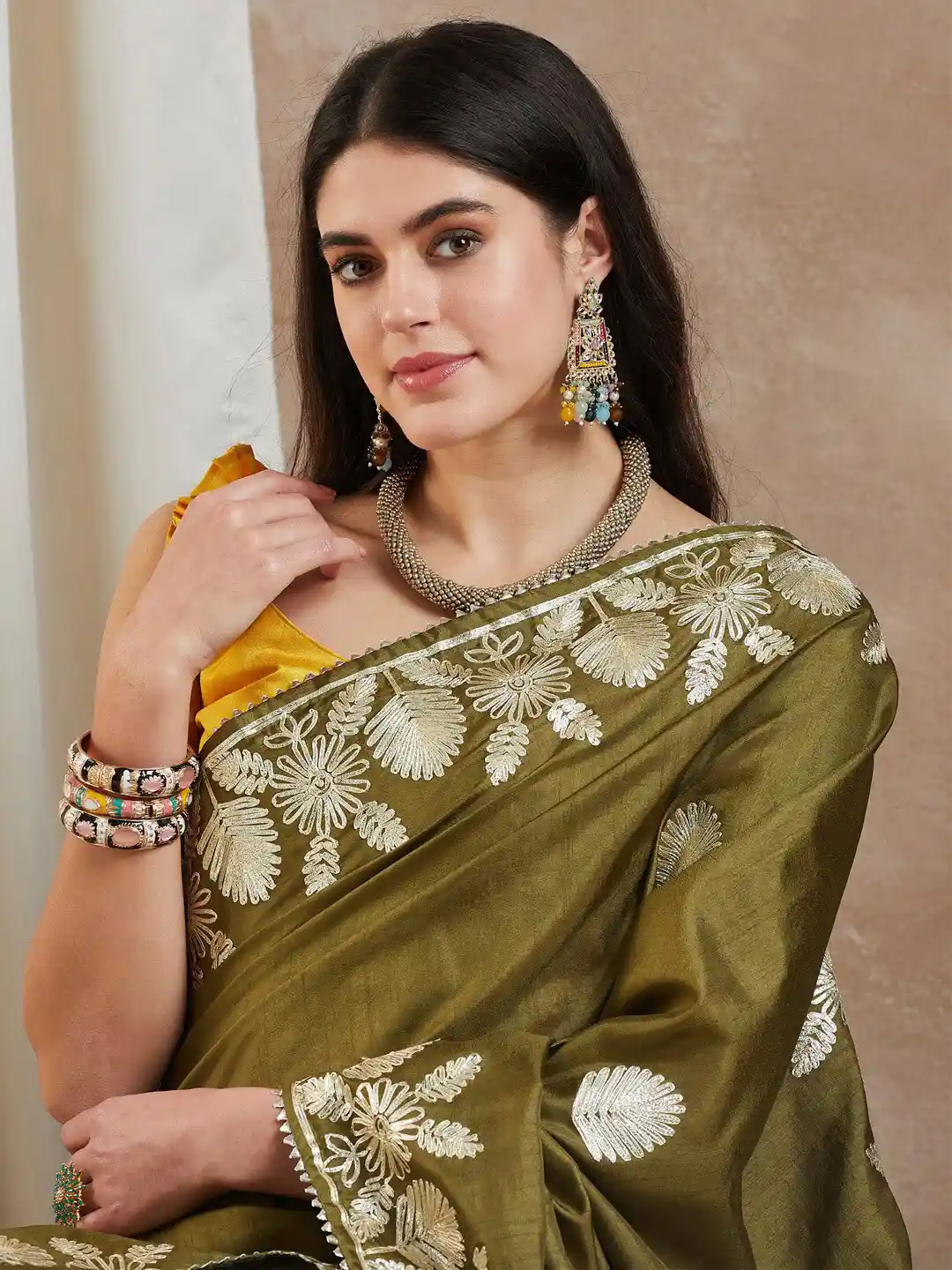 Party Wear Saree With Online Saree Shopping On Myntra Traditional