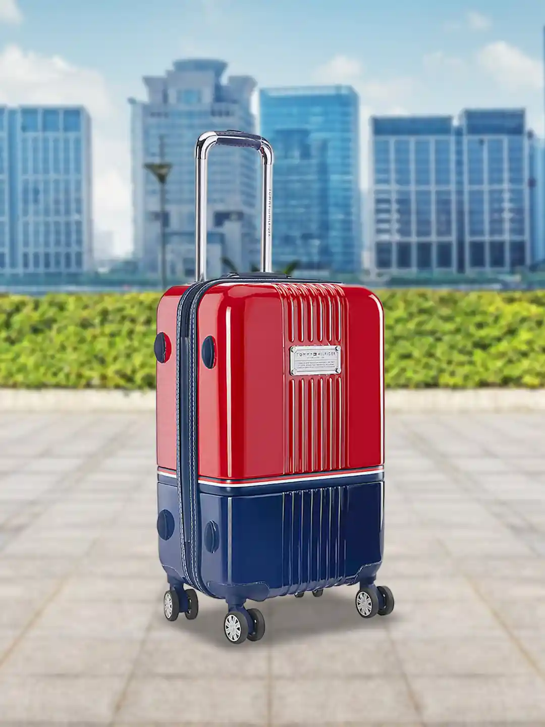 Buy Tommy Hilfiger Twins Pro Large Trolley Suitcase Trolley Bag