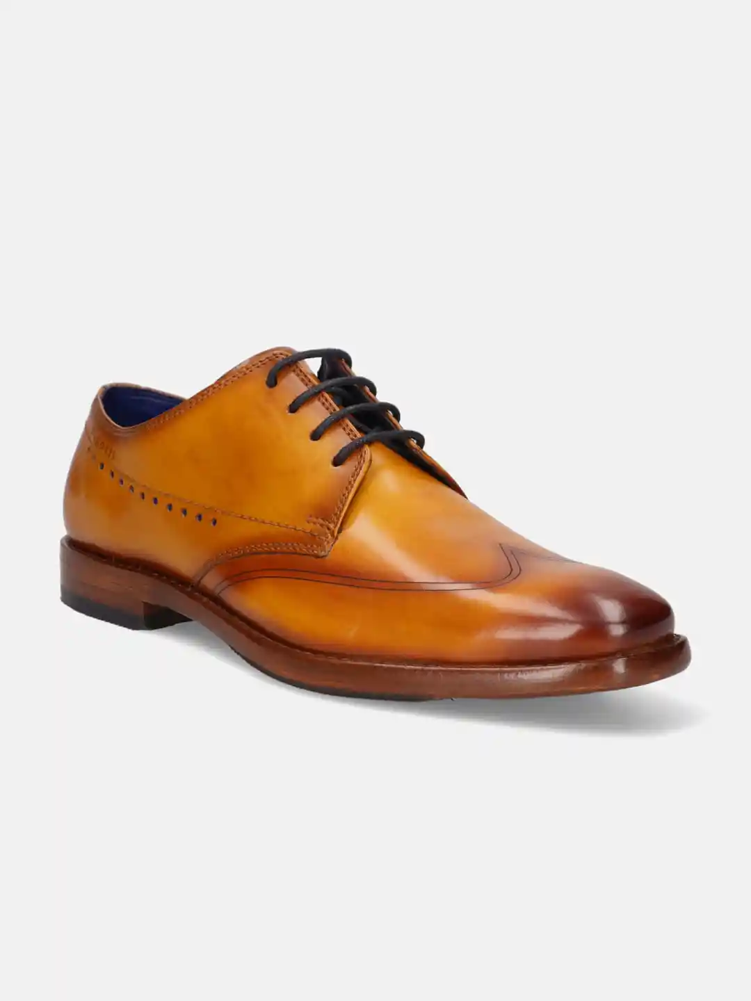 Brogue Shoes Yellow Leather Shoes Mens Bugatti Mansaro Men