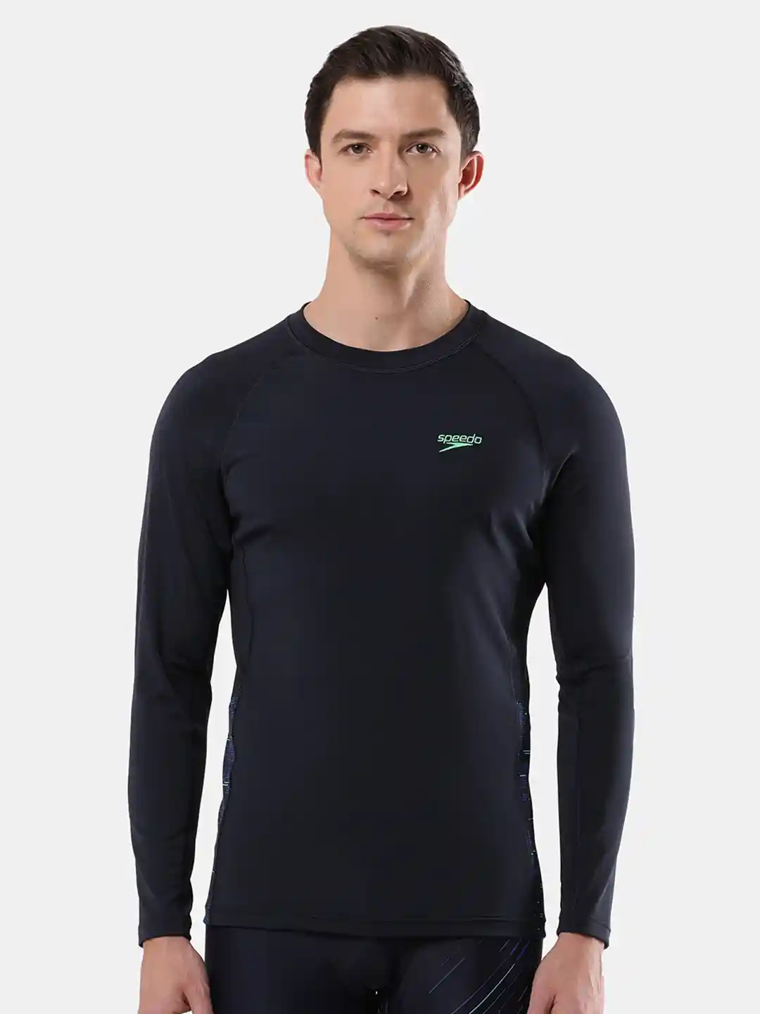 Buy Speedo Brand Logo Printed Round Neck Long Sleeve Sun