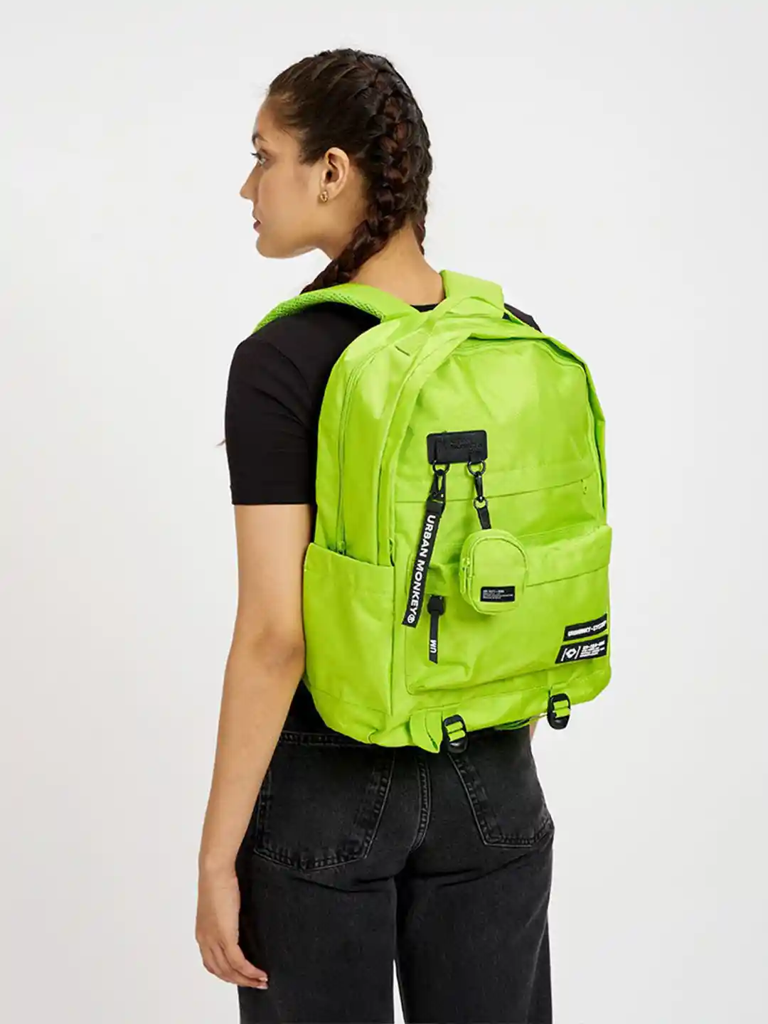 Buy Urban Monkey Unisex Backpack -Up to 14 inch Backpacks for