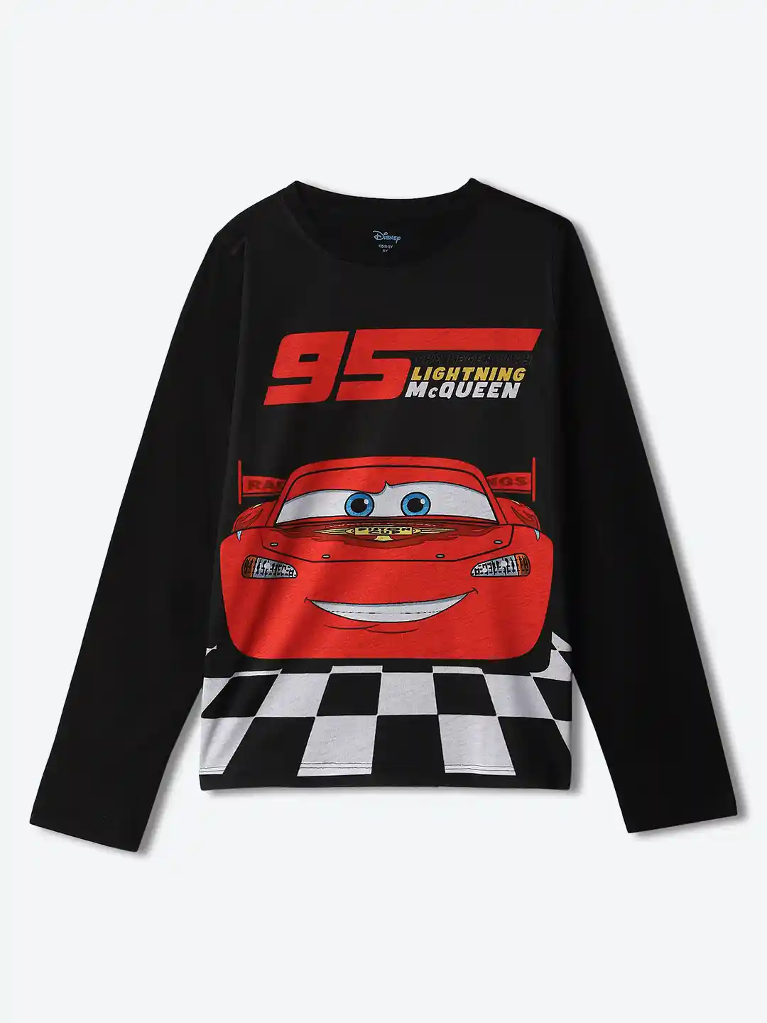 Buy YK Disney Boys Cars Printed Round Neck Long Sleeves T-shirt