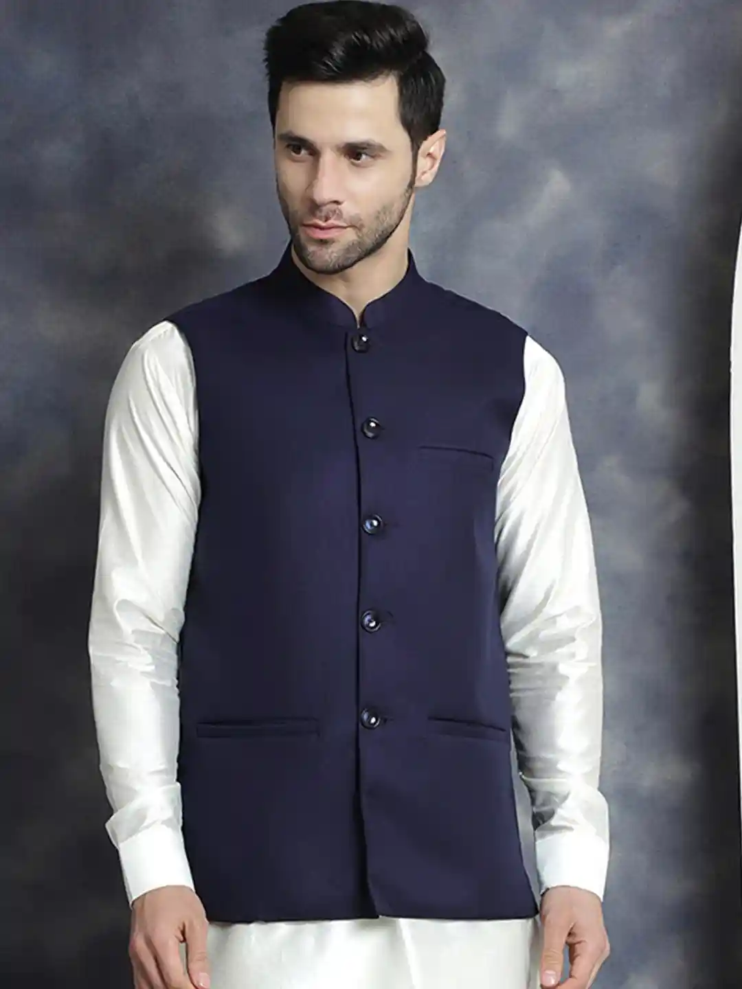 Buy Jompers Mandarin Collar Nehru Jacket Nehru Jackets for Men