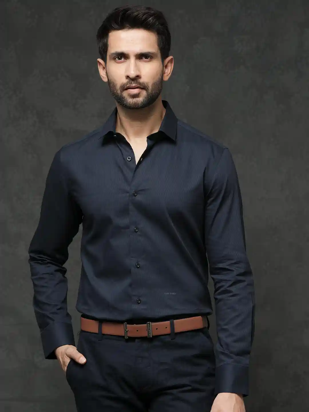 Buy RARE RABBIT Men Bovec Slim Fit Cotton Formal Shirt Shirts