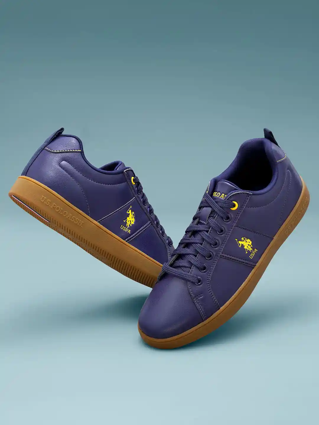 Buy Polo Men Round Toe Lace Up Sneakers Casual Shoes