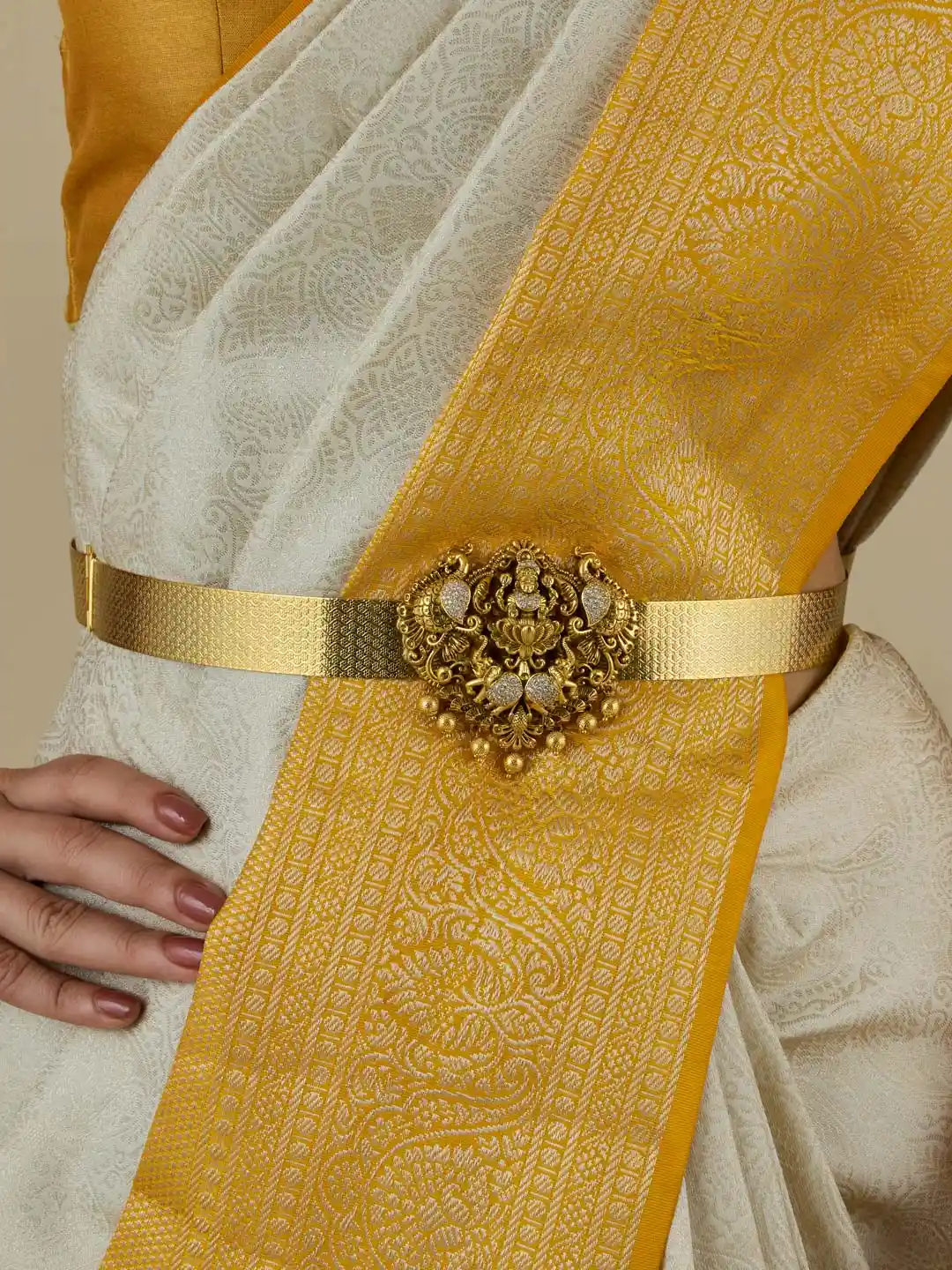 Bridal Waist Belt Gold Gold Plated Waist Belt Designs For Saree