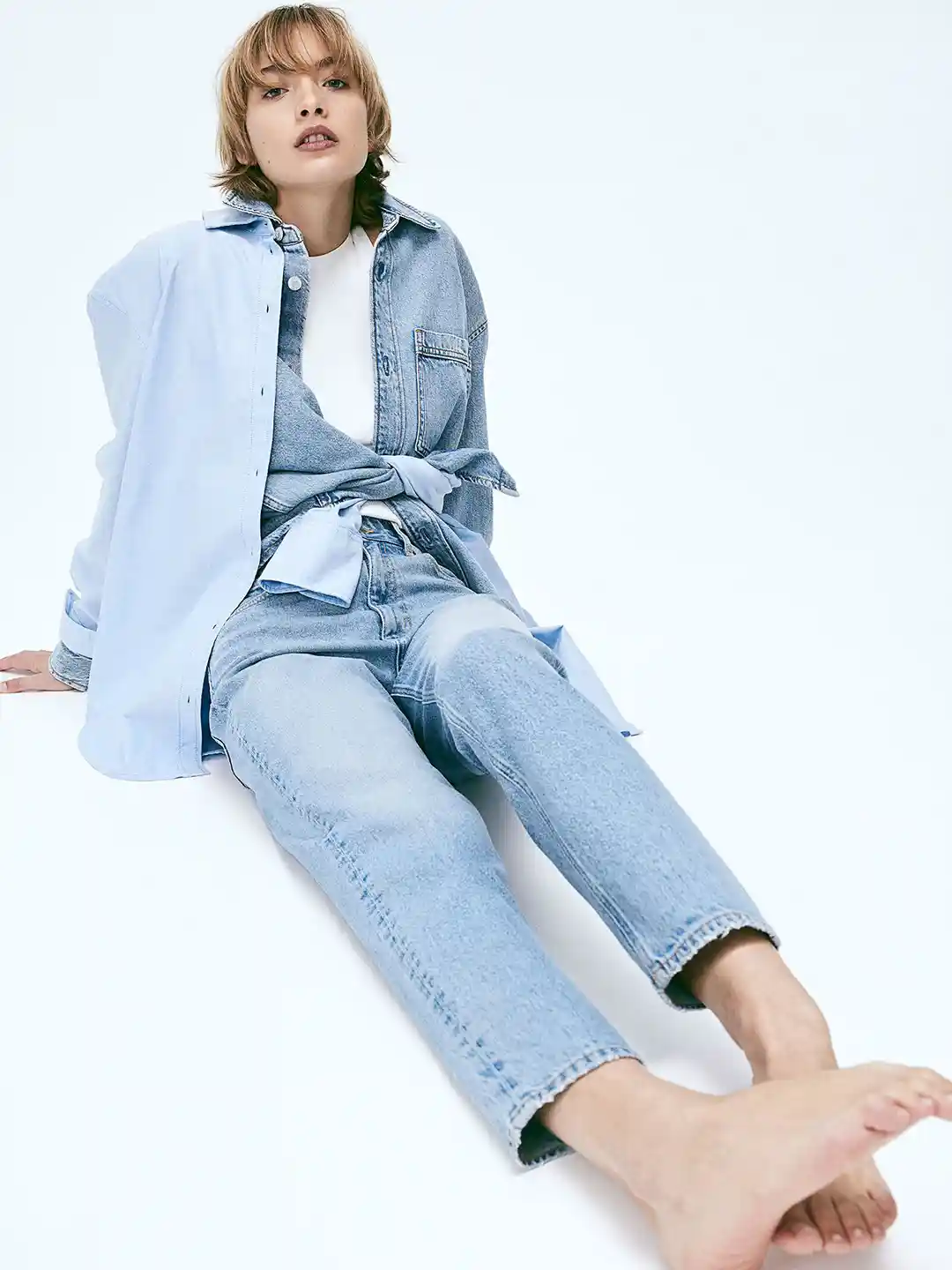 slim ankle mama boyfriend jeans h&amp;m