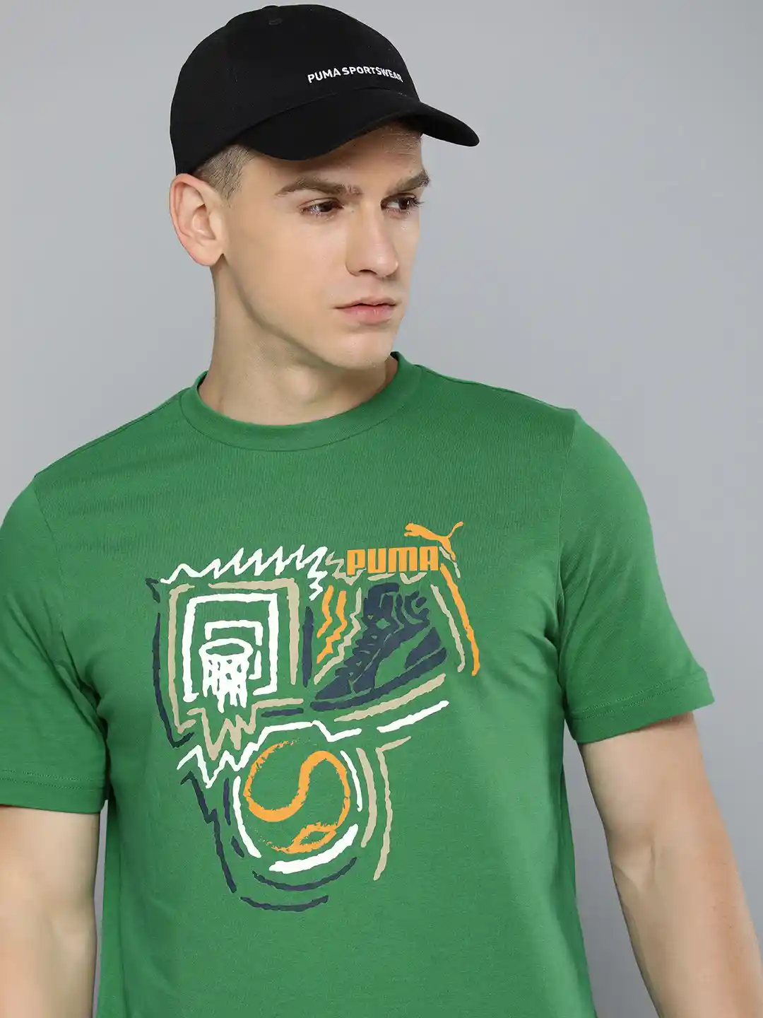 Puma Men Puma Sports Shirts Puma Men Lifestyle T-shirt