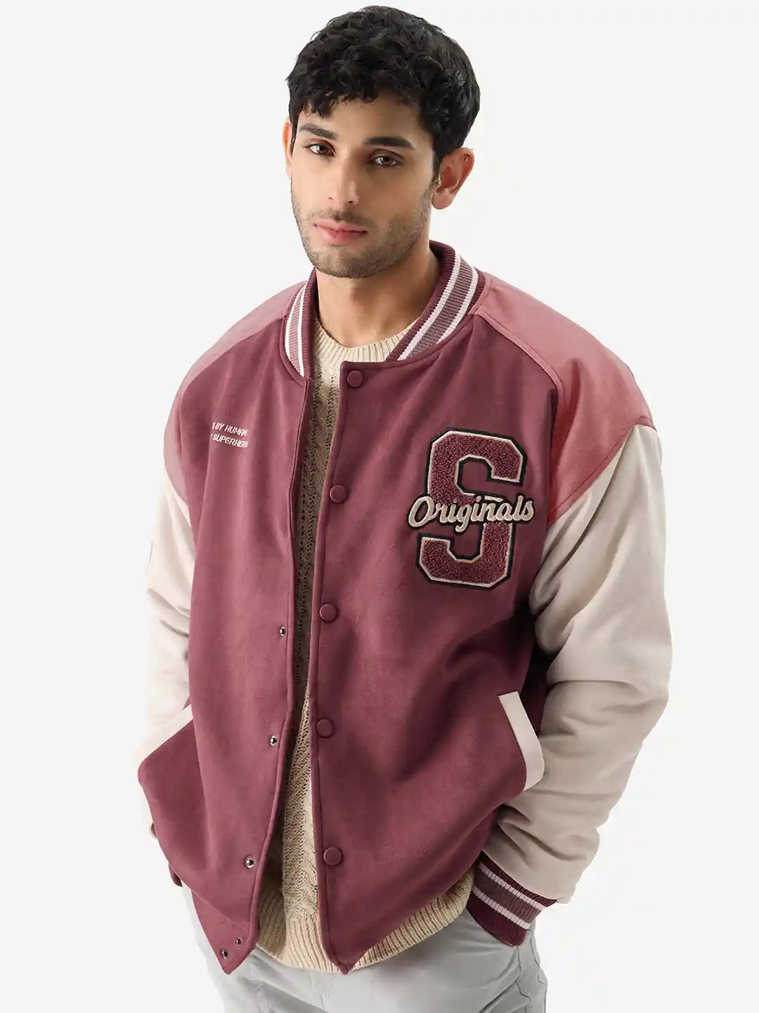 CLUBHAUS × TANGRAM / MELTON CREW JACKET CLUBHAUS × TANGRAM