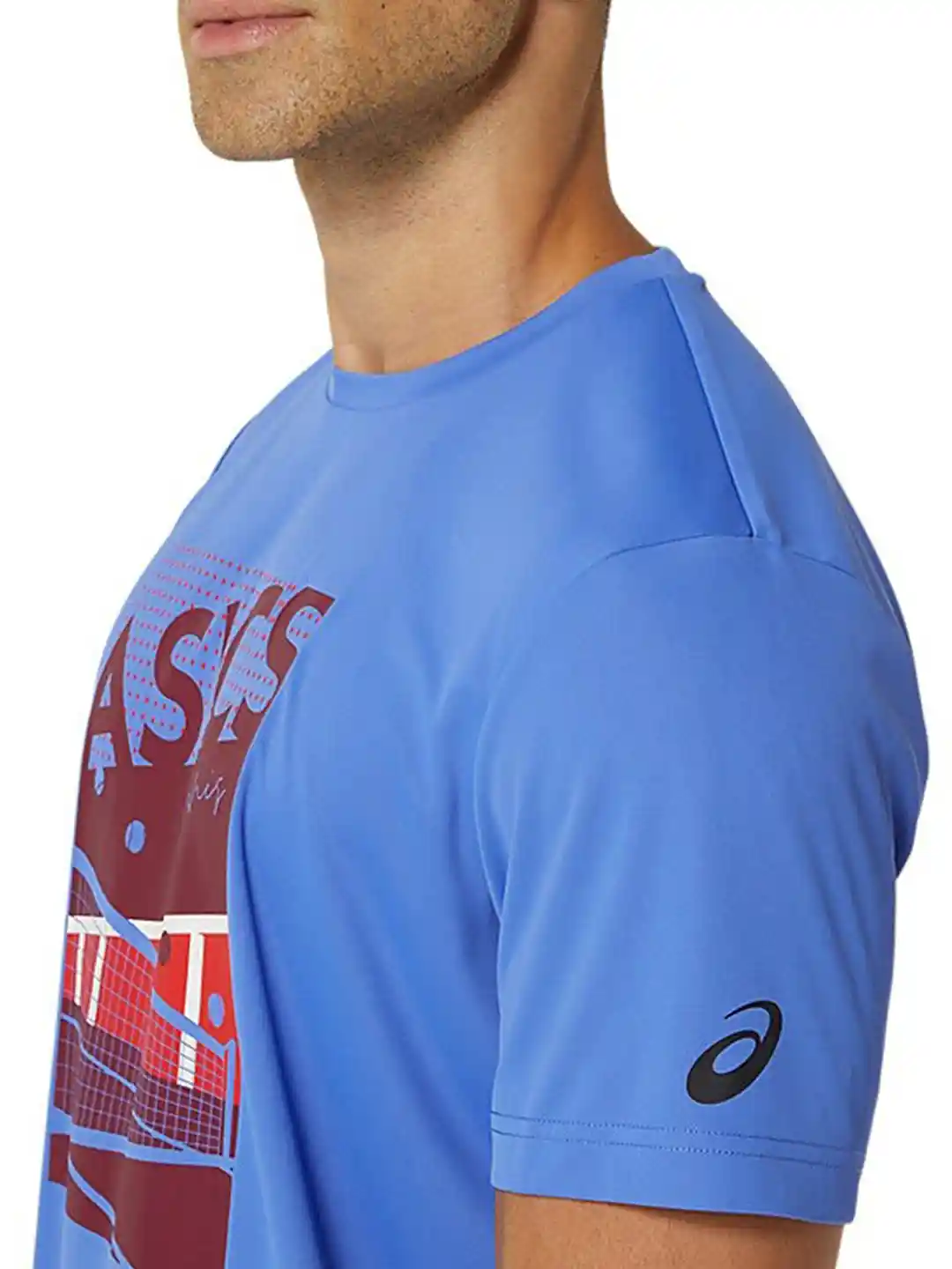 Buy ASICS Gs Graphic Printed Round Neck T-Shirt Tshirts for Men