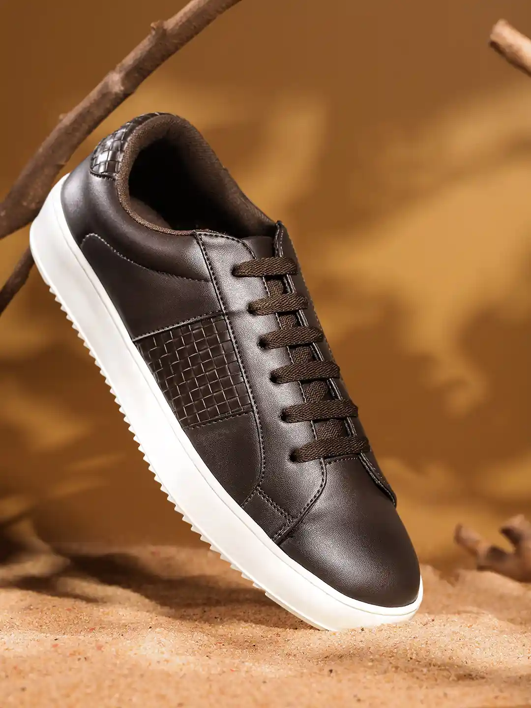 Buy The Roadster Lifestyle Men Contrast Sole Sneakers Casual