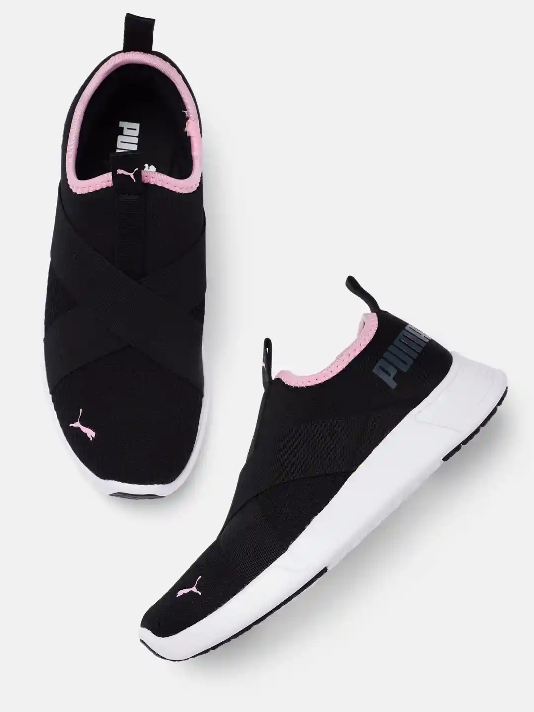 she®️®️y Buy Puma Women Textured Runwise Slip-On Sneakers - Casual Shoes