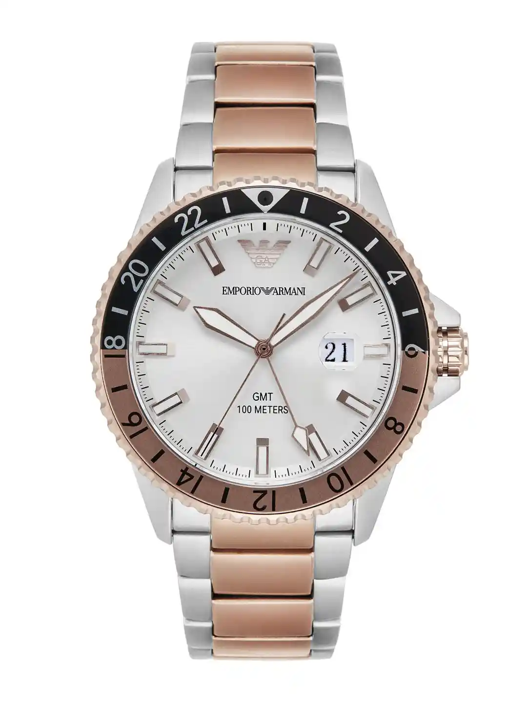 Buy Emporio Armani Men Stainless Steel Bracelet Style Straps