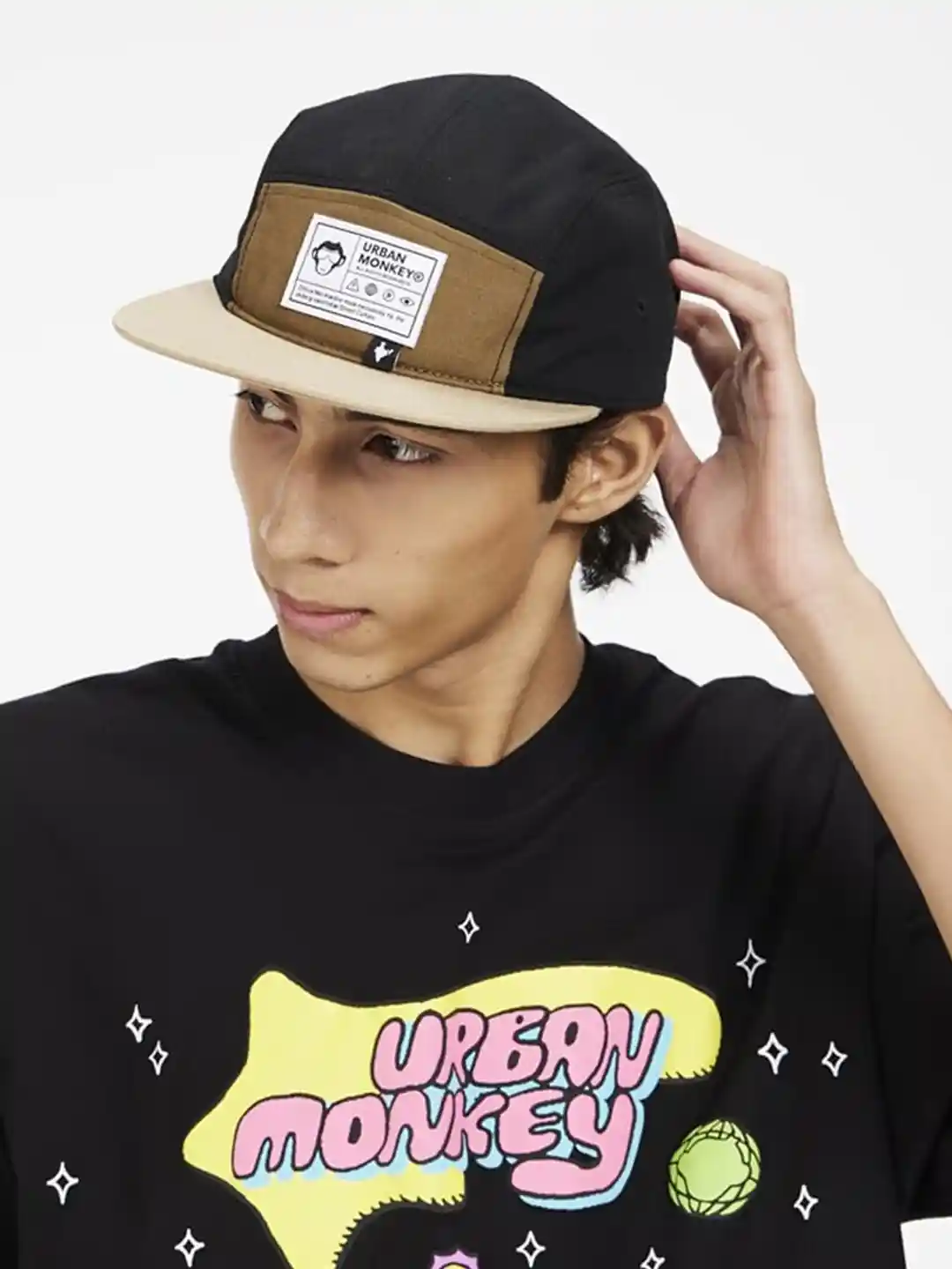 Buy Urban Monkey Printed Cotton Oversized T-shirt - Tshirts for