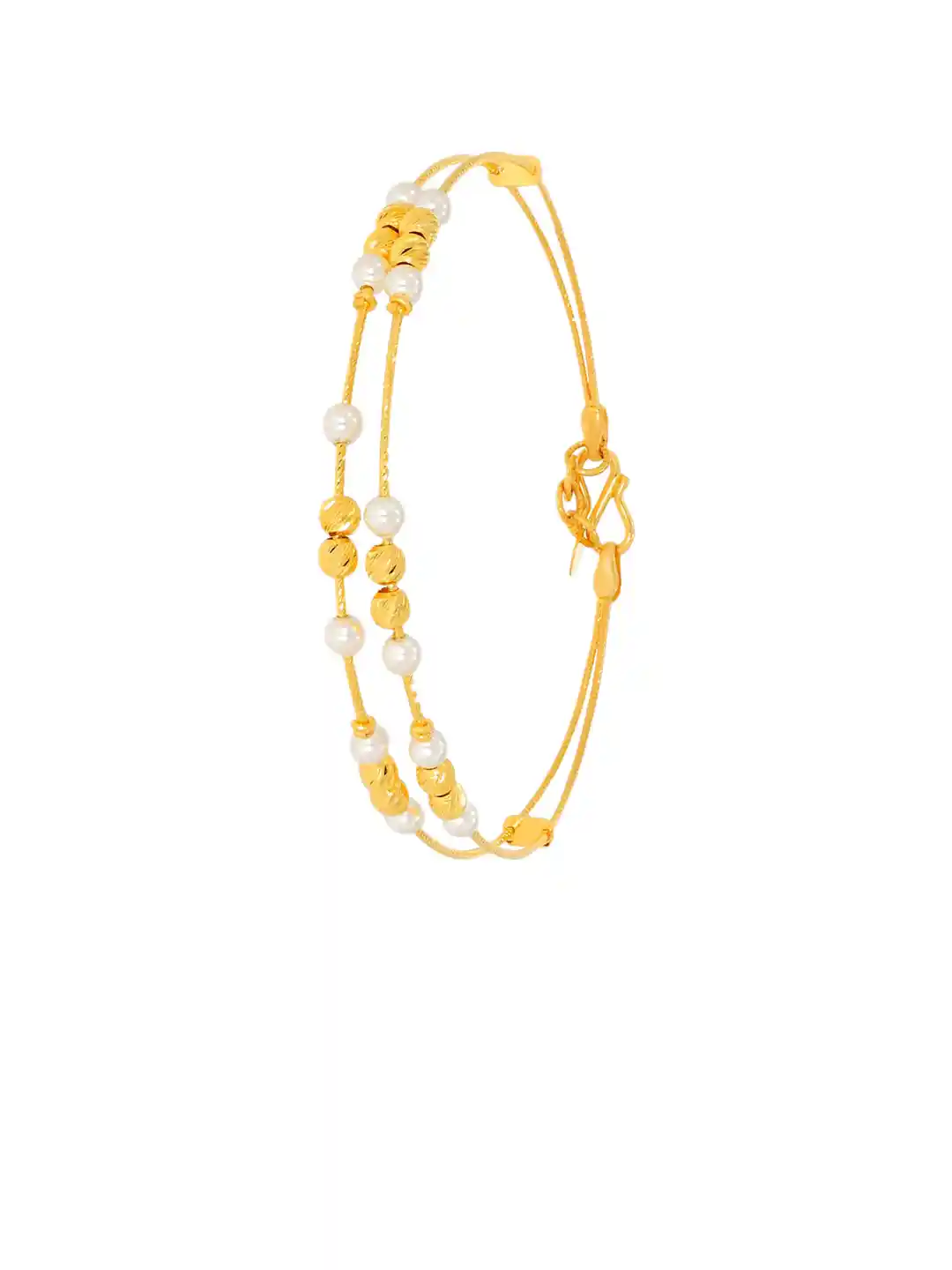 Buy BHIMA 22K Hallmark 916 Purity Yellow Gold Bracelet Bangle