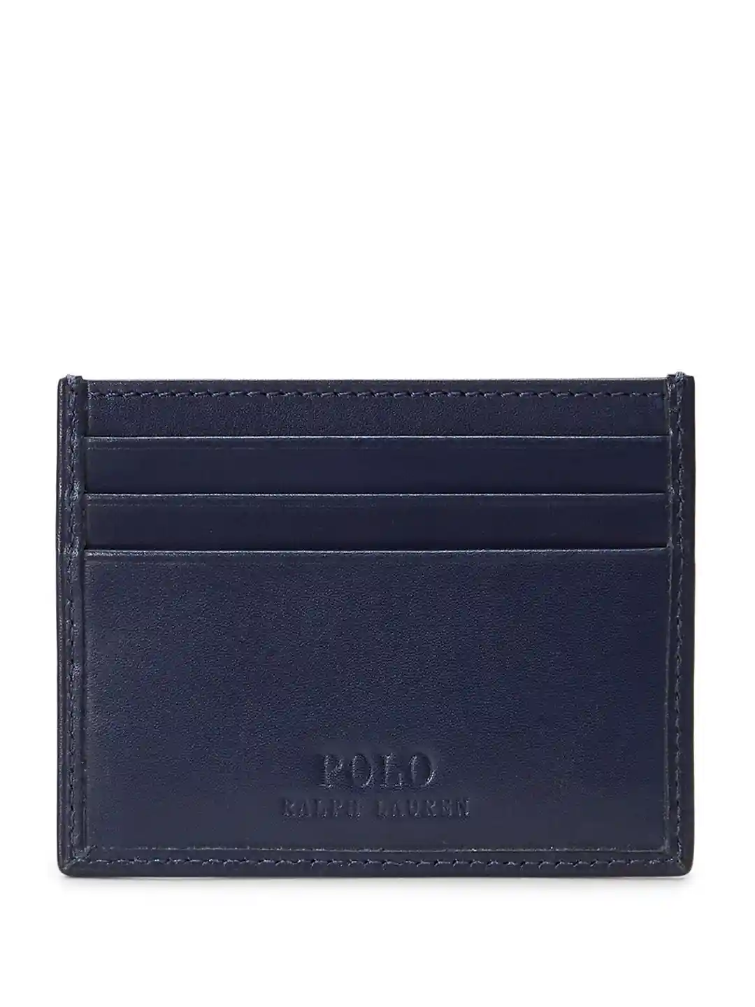 Buy Polo Ralph Lauren Men Embroidered Leather Card Holder Wallet