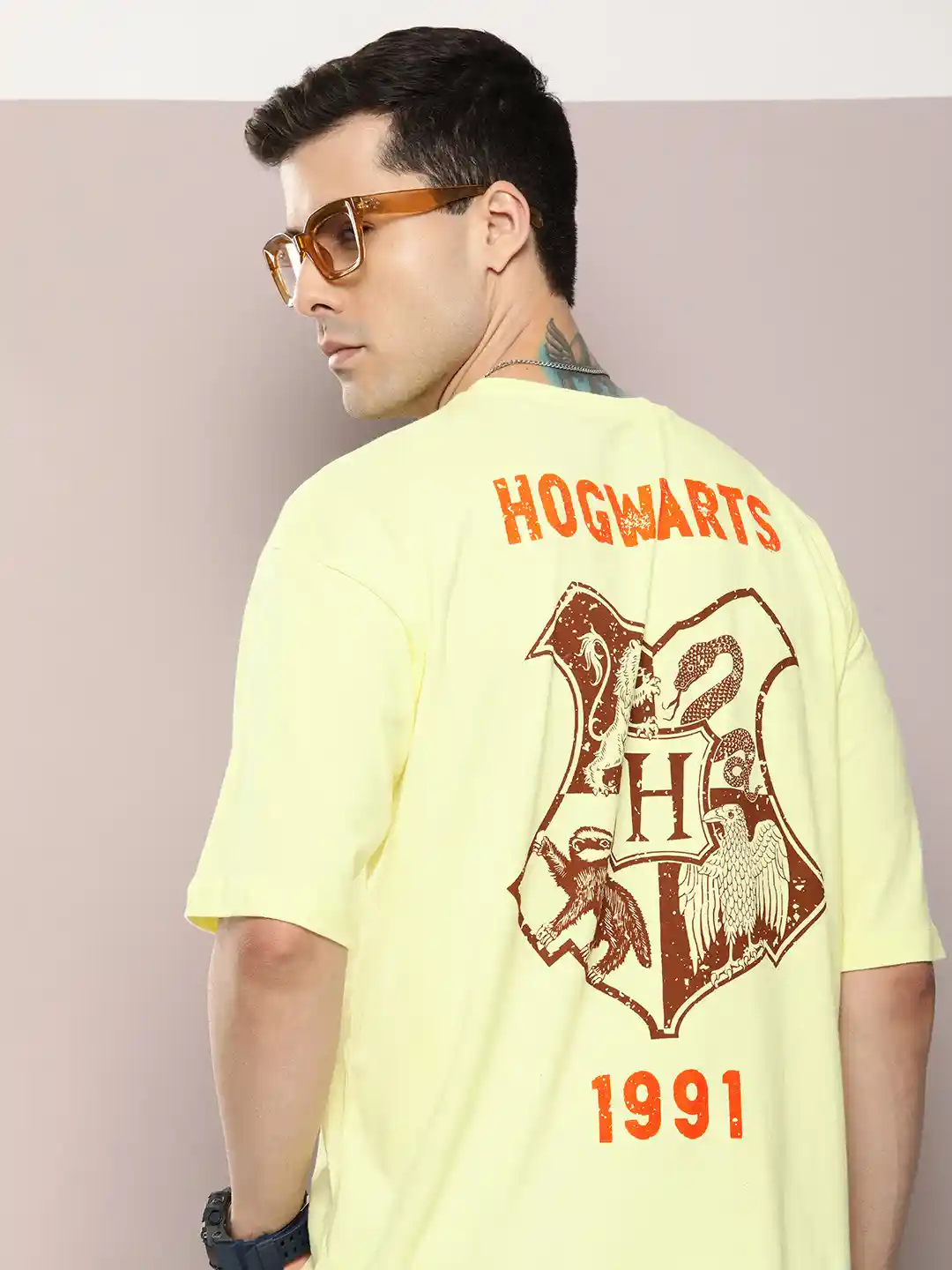 Buy Kook N Keech Harry Potter Printed Pure Cotton Oversized T