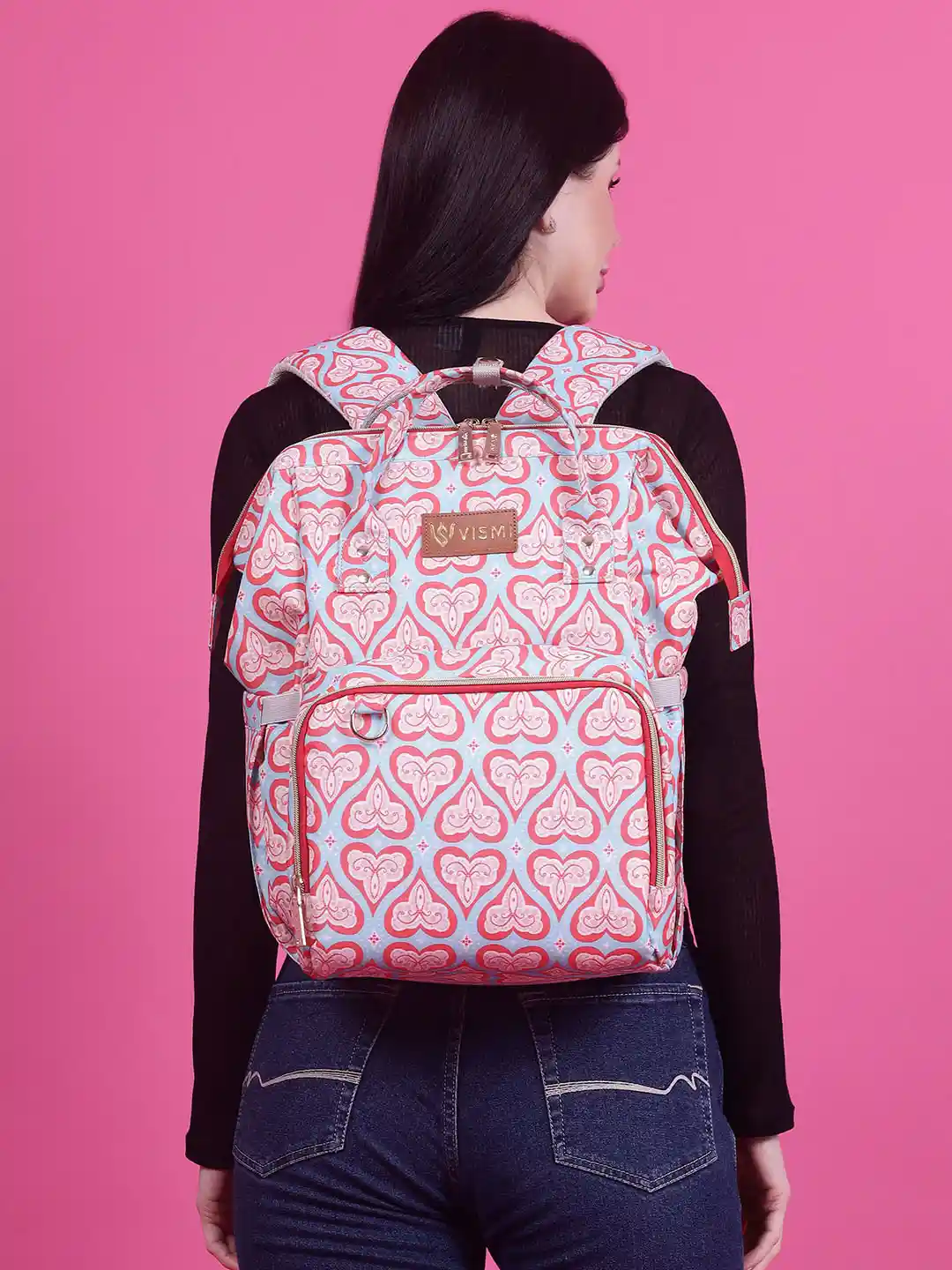 Buy VISMIINTREND Printed Waterproof Lightweight Large Diaper Bag