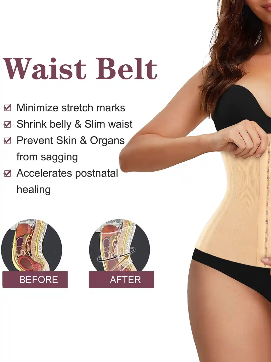 Buy CareDone Corset Belt Under Clothes Tummy Control Shapewear