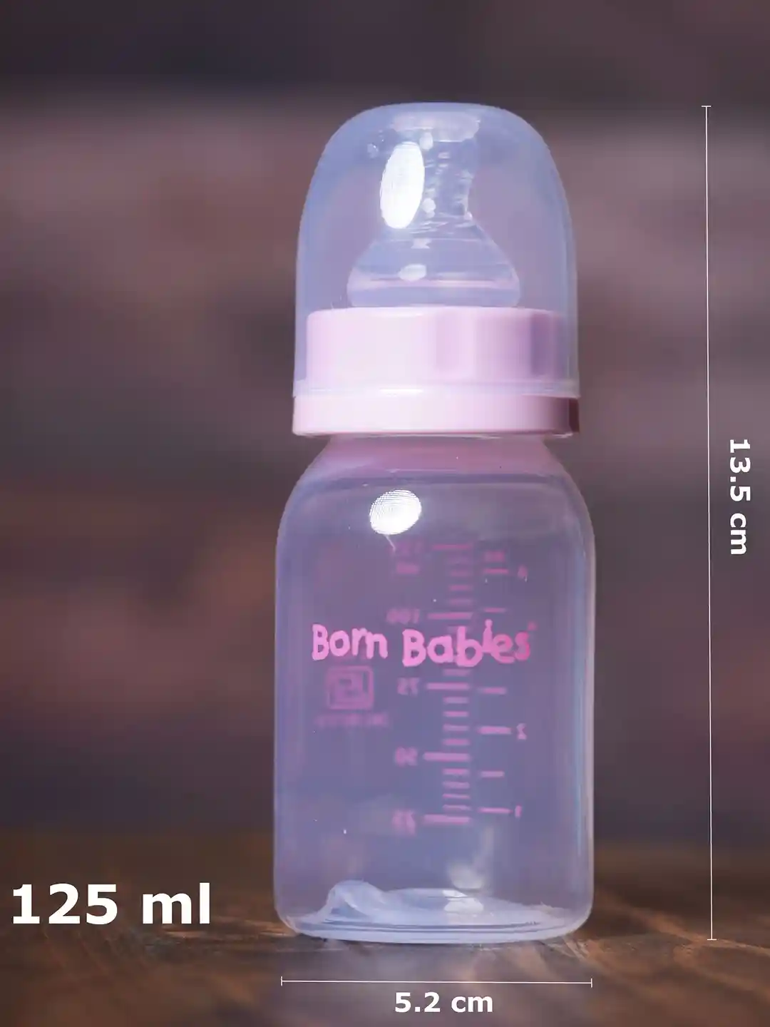 Buy Born Babies Infants Anti-Colic Silicone Nipple Feeding Bottle