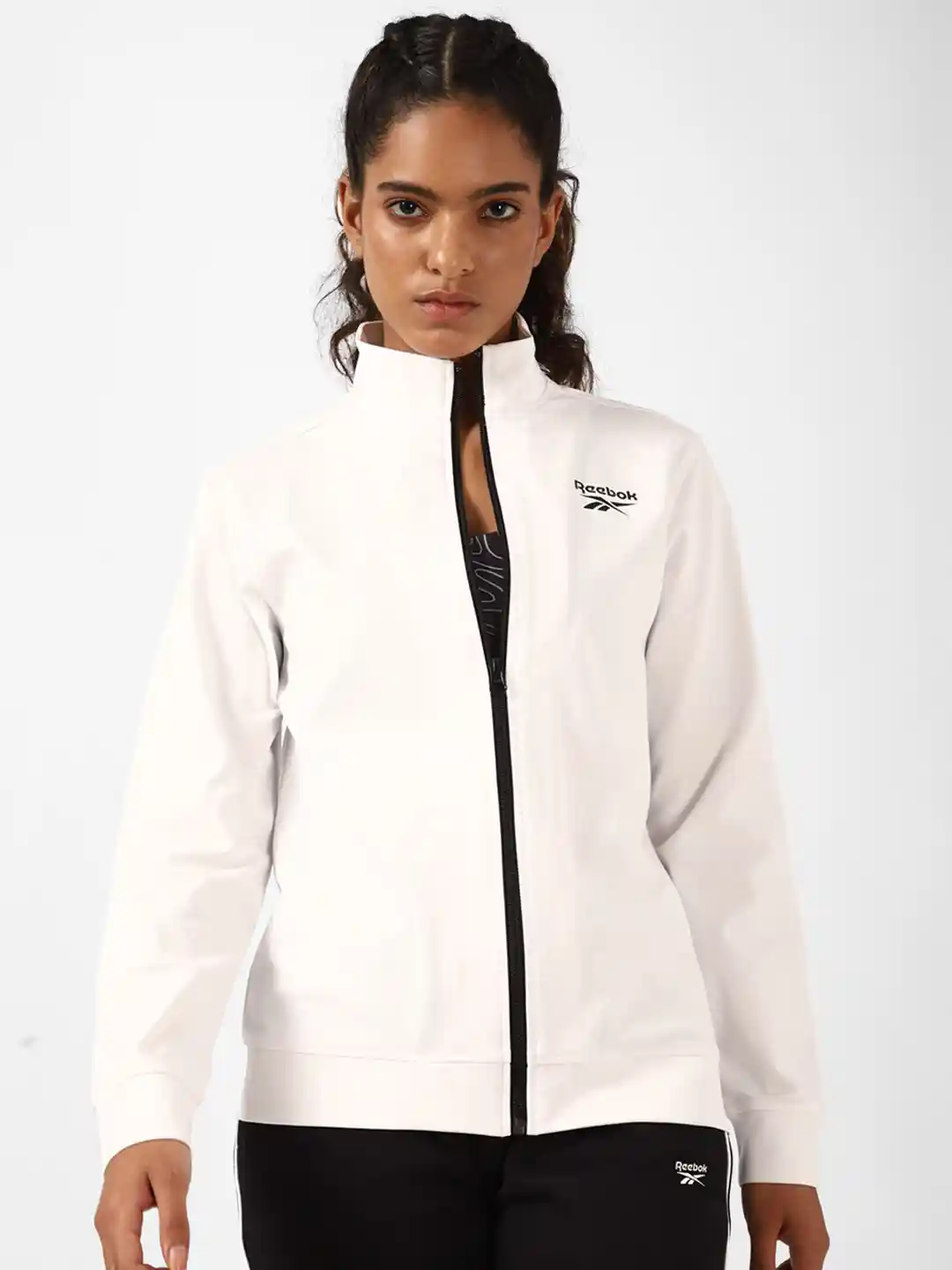 Reebok All Sportsstretch T High Neck Zip-Up Sporty Jacket