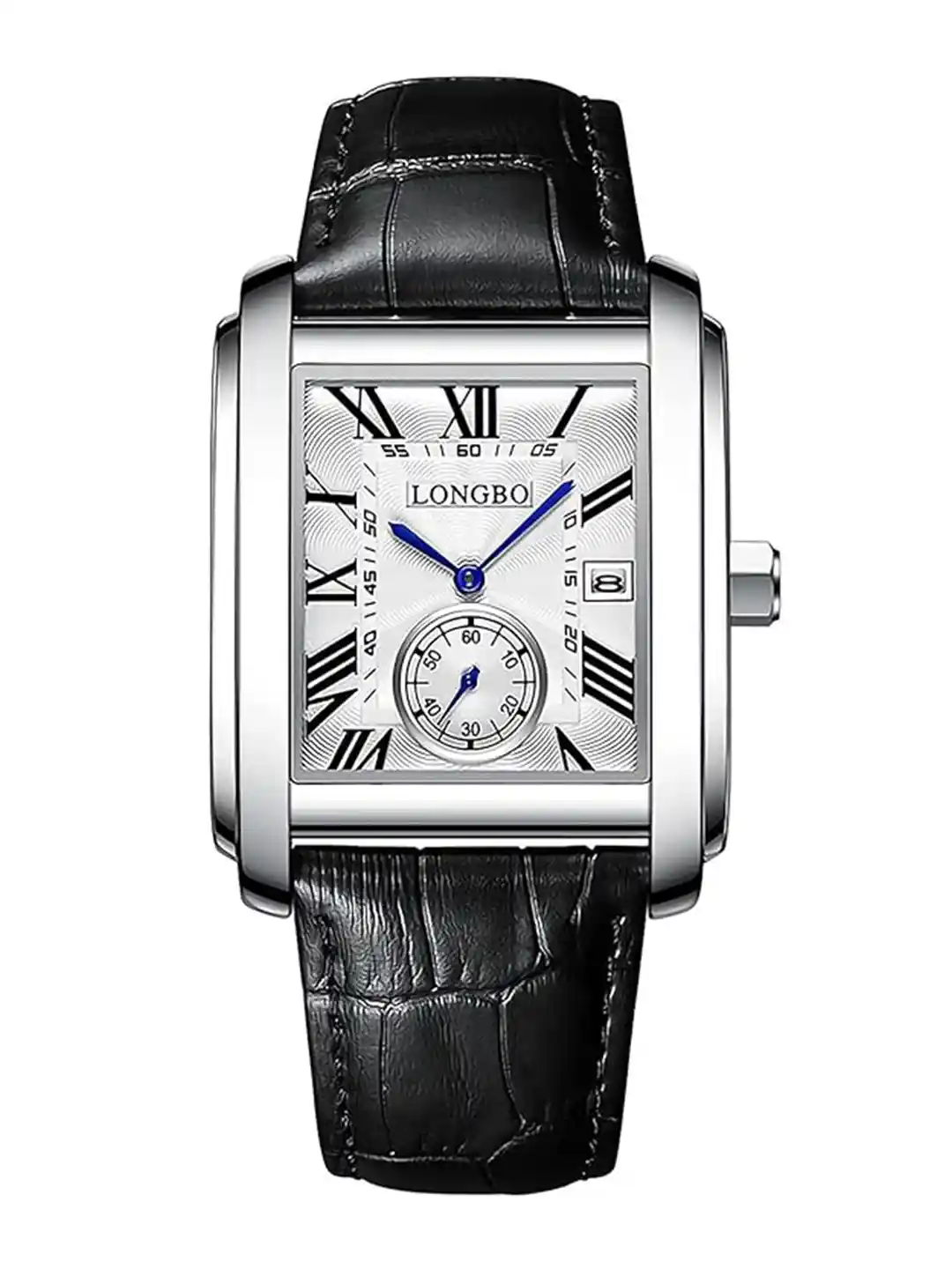 Buy LONGBO Men Embellished Dial Leather Straps Analogue Watch