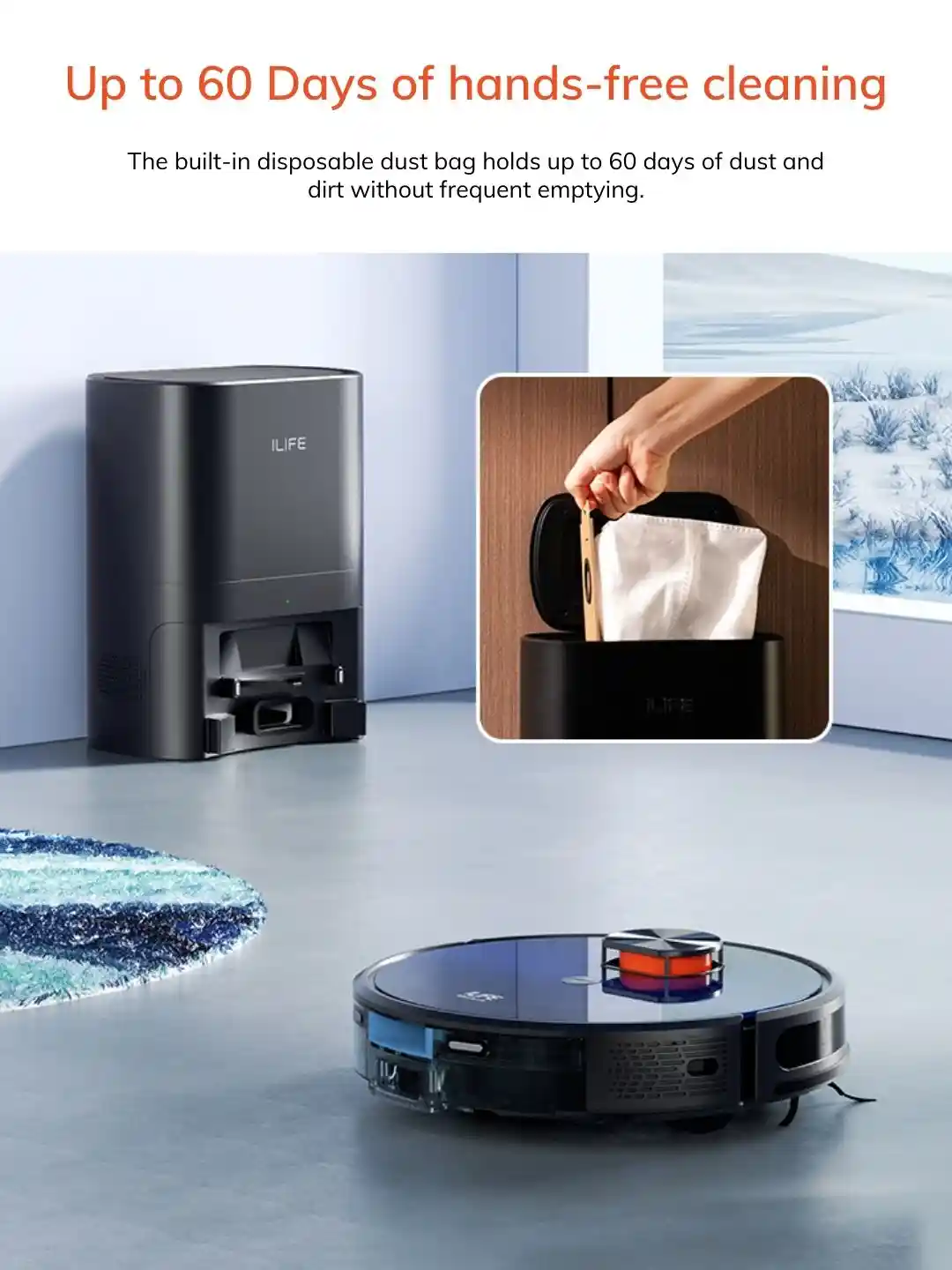 Buy ILIFE T10s Self-emptying Robotic Vacuum Vacuum Cleaner for